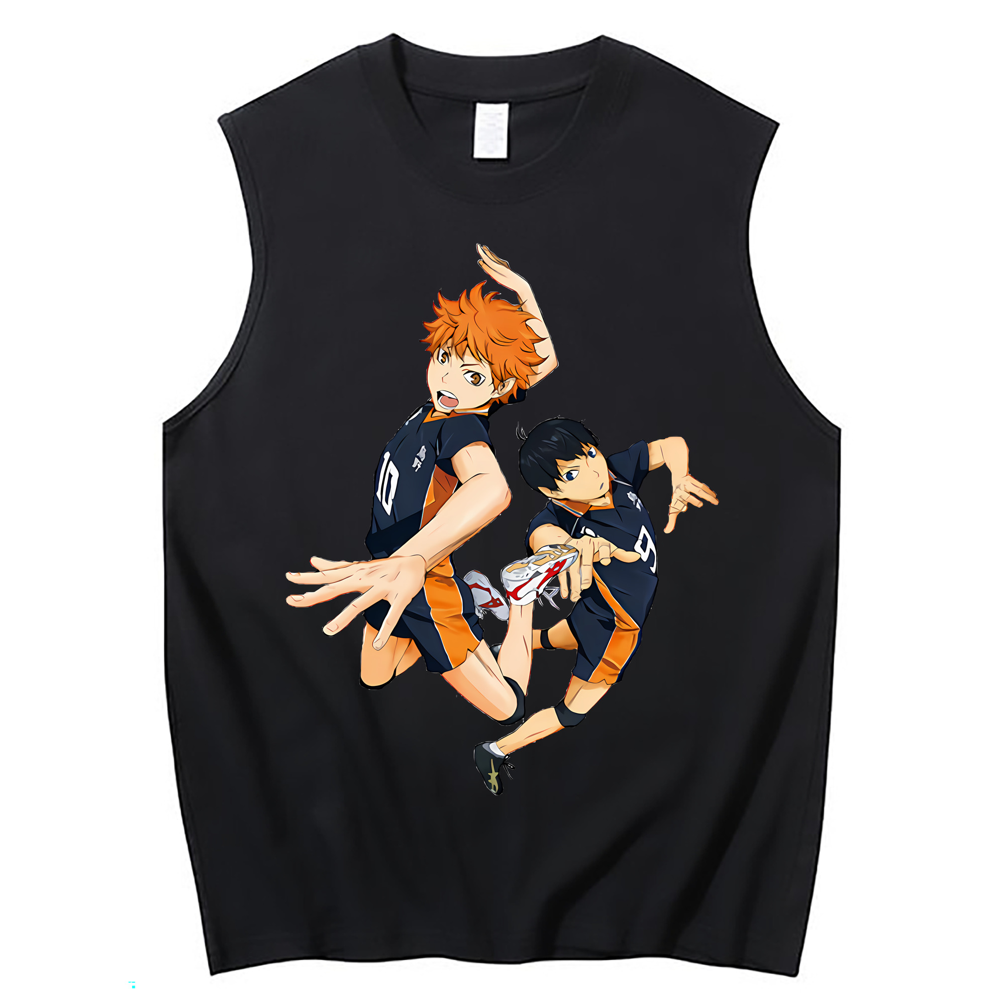 （画像用） ハイキュー!! Haikyu!! コットン100％タンクトップ（フロントプリント）