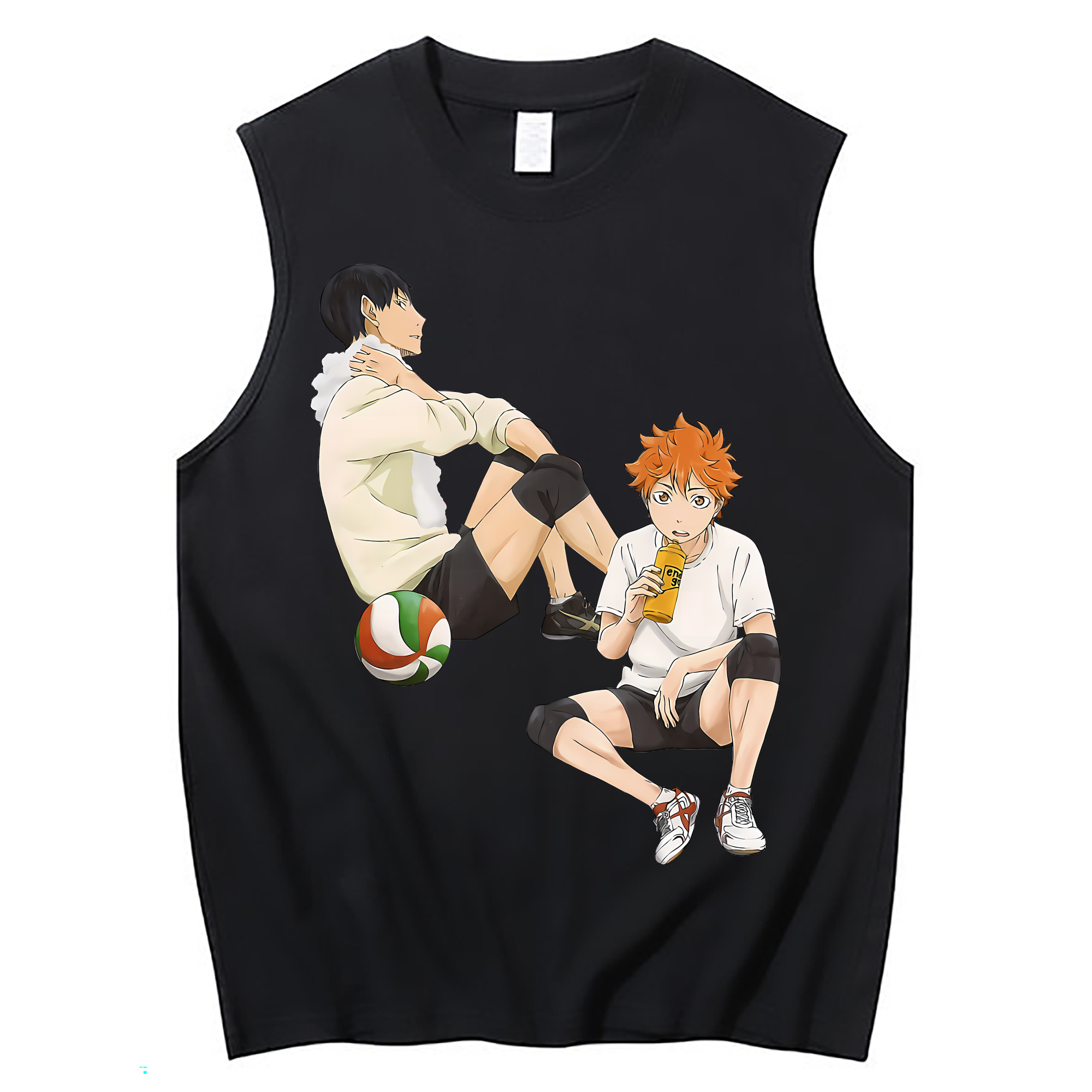 （画像用） ハイキュー!! Haikyu!! コットン100％タンクトップ（フロントプリント）