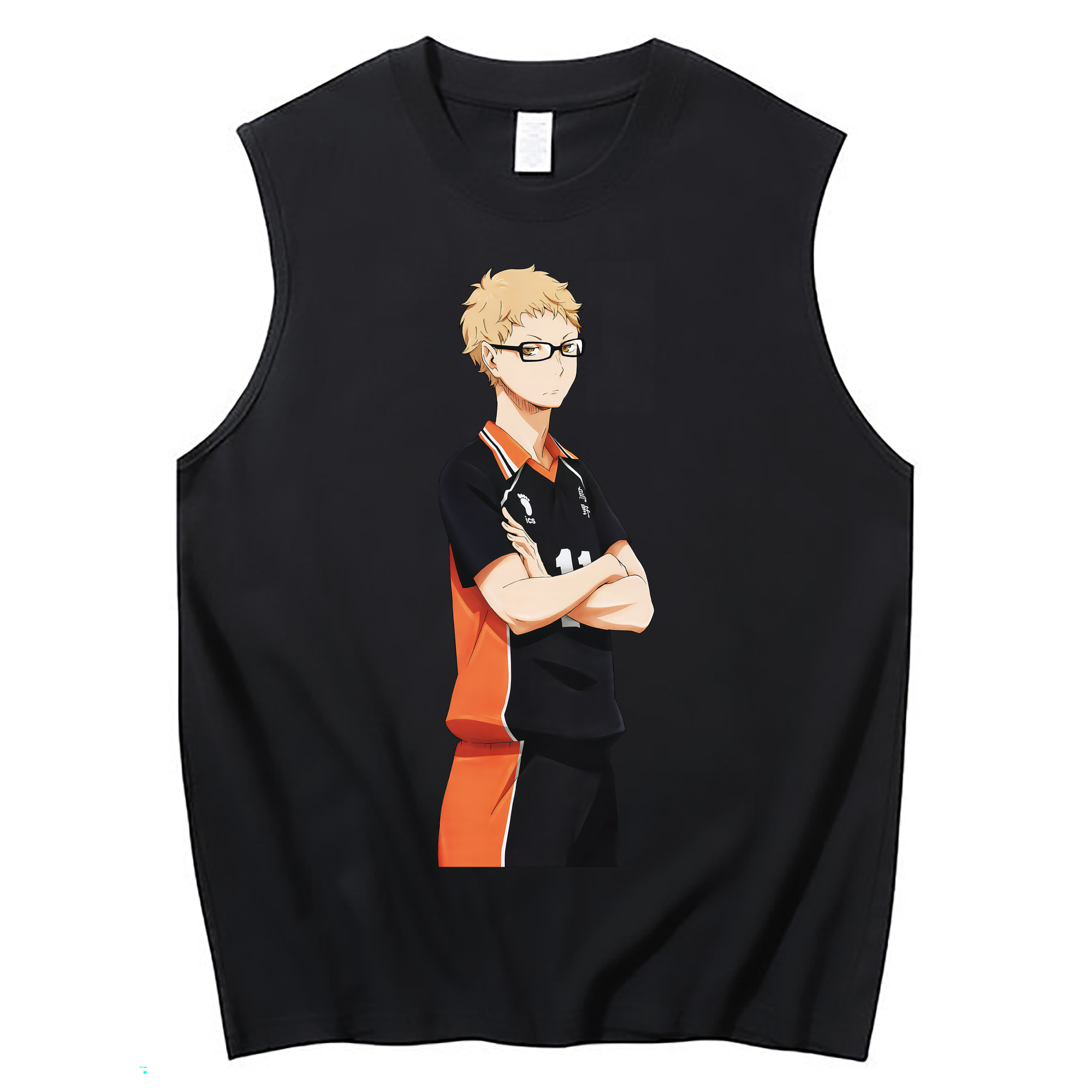 （画像用） ハイキュー!! Haikyu!! コットン100％タンクトップ（フロントプリント）