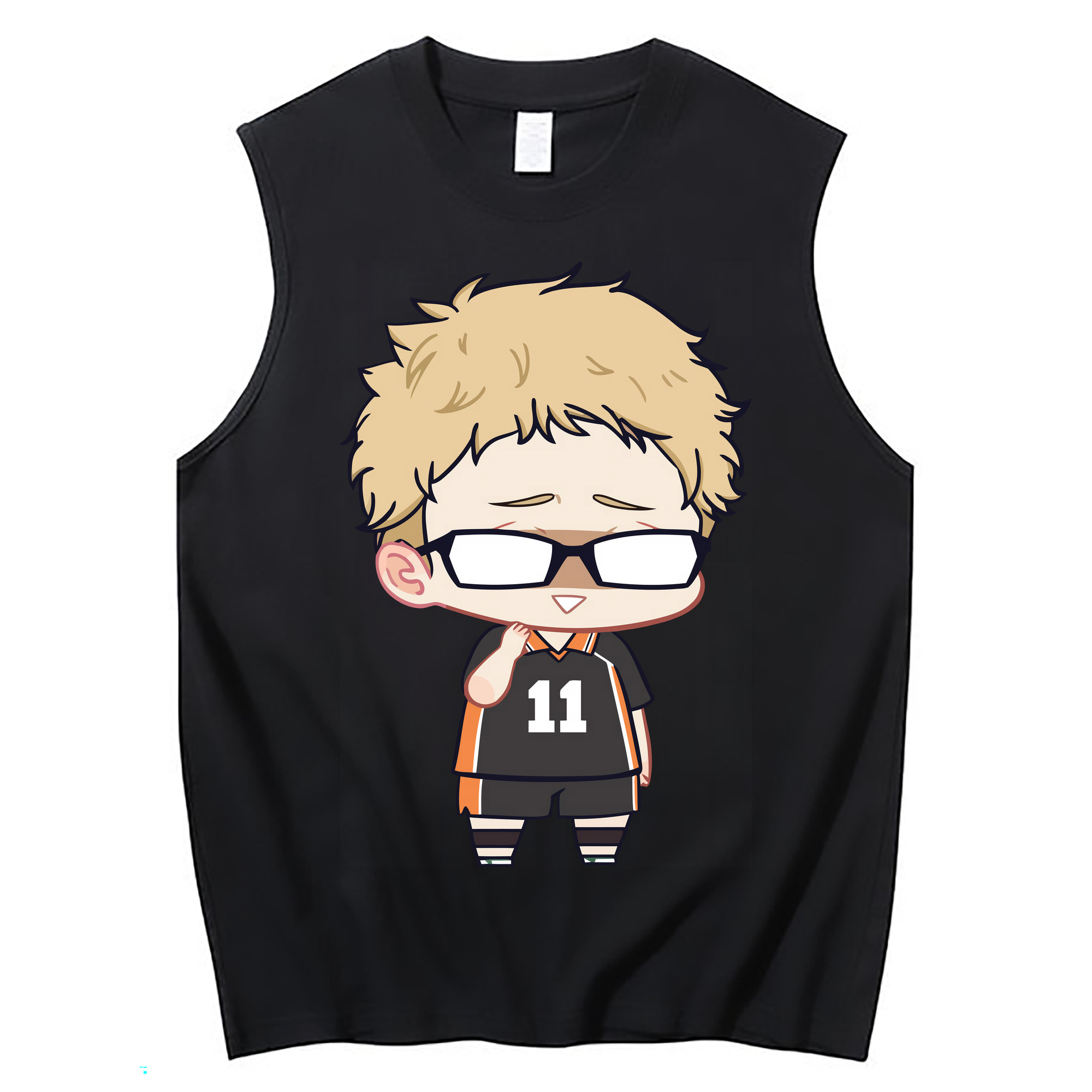 （画像用） ハイキュー!! Haikyu!! コットン100％タンクトップ（フロントプリント）