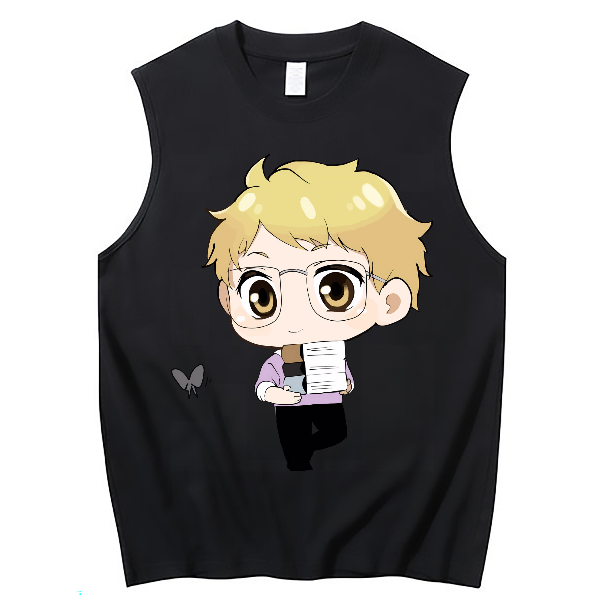 （画像用） ハイキュー!! Haikyu!! コットン100％タンクトップ（フロントプリント）