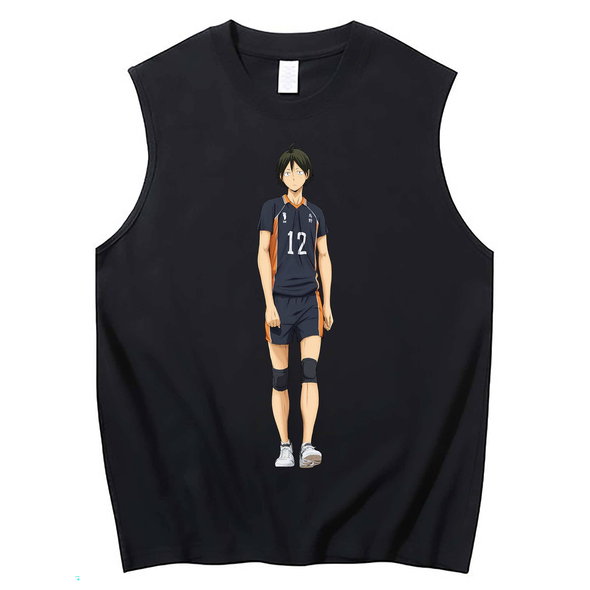 （画像用） ハイキュー!! Haikyu!! コットン100％タンクトップ（フロントプリント）