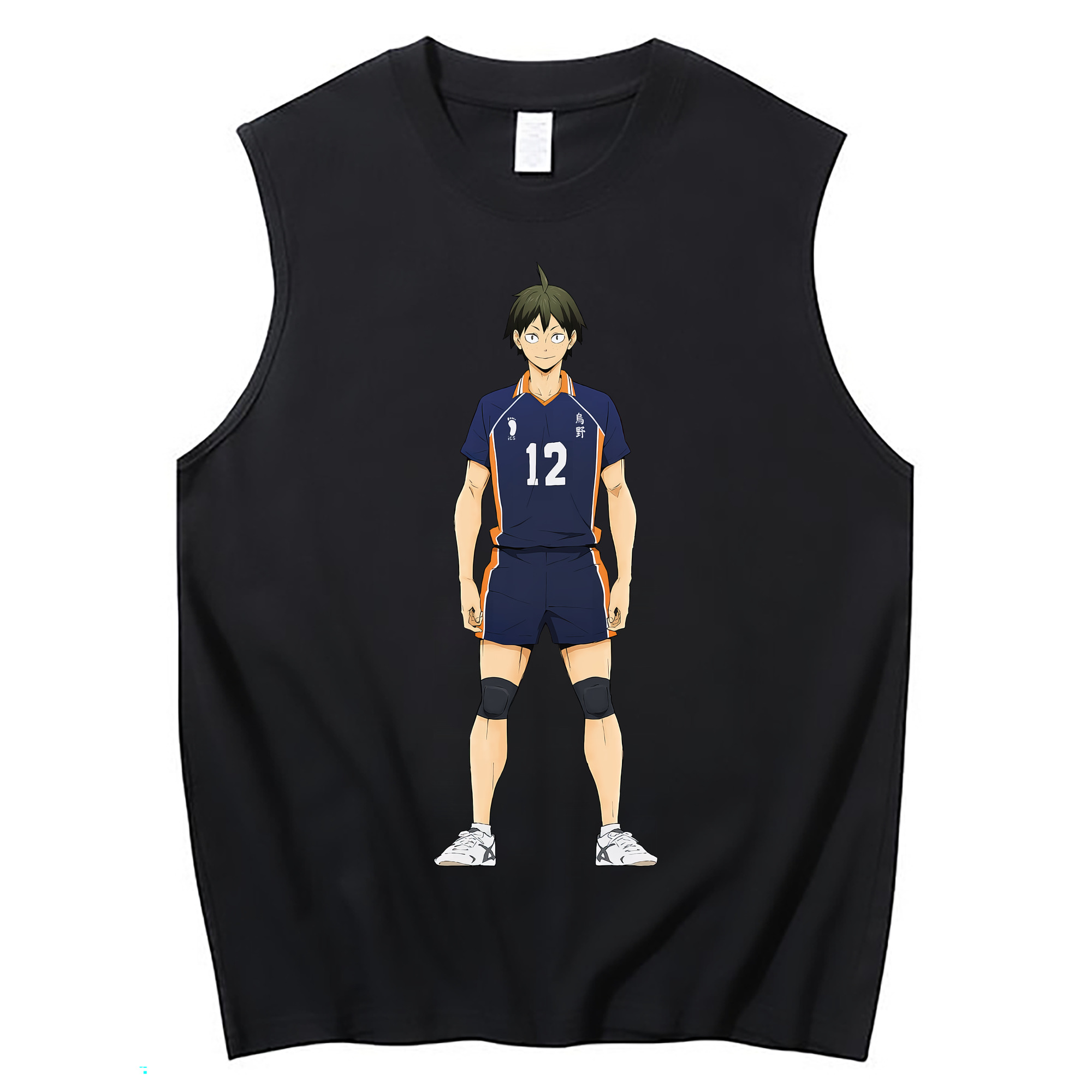 （画像用） ハイキュー!! Haikyu!! コットン100％タンクトップ（フロントプリント）