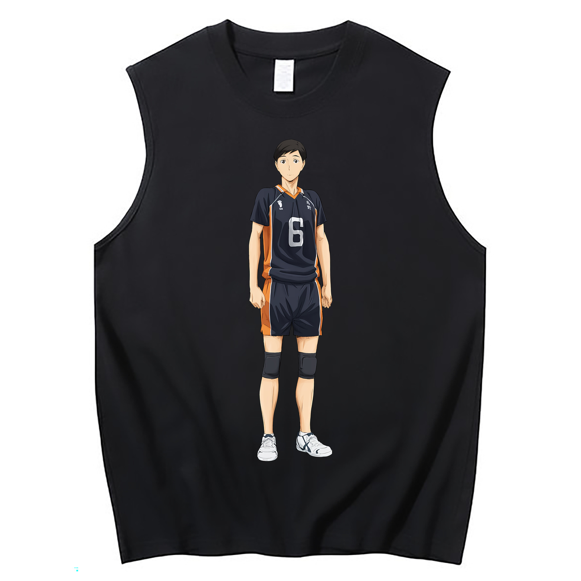 （画像用） ハイキュー!! Haikyu!! コットン100％タンクトップ（フロントプリント）