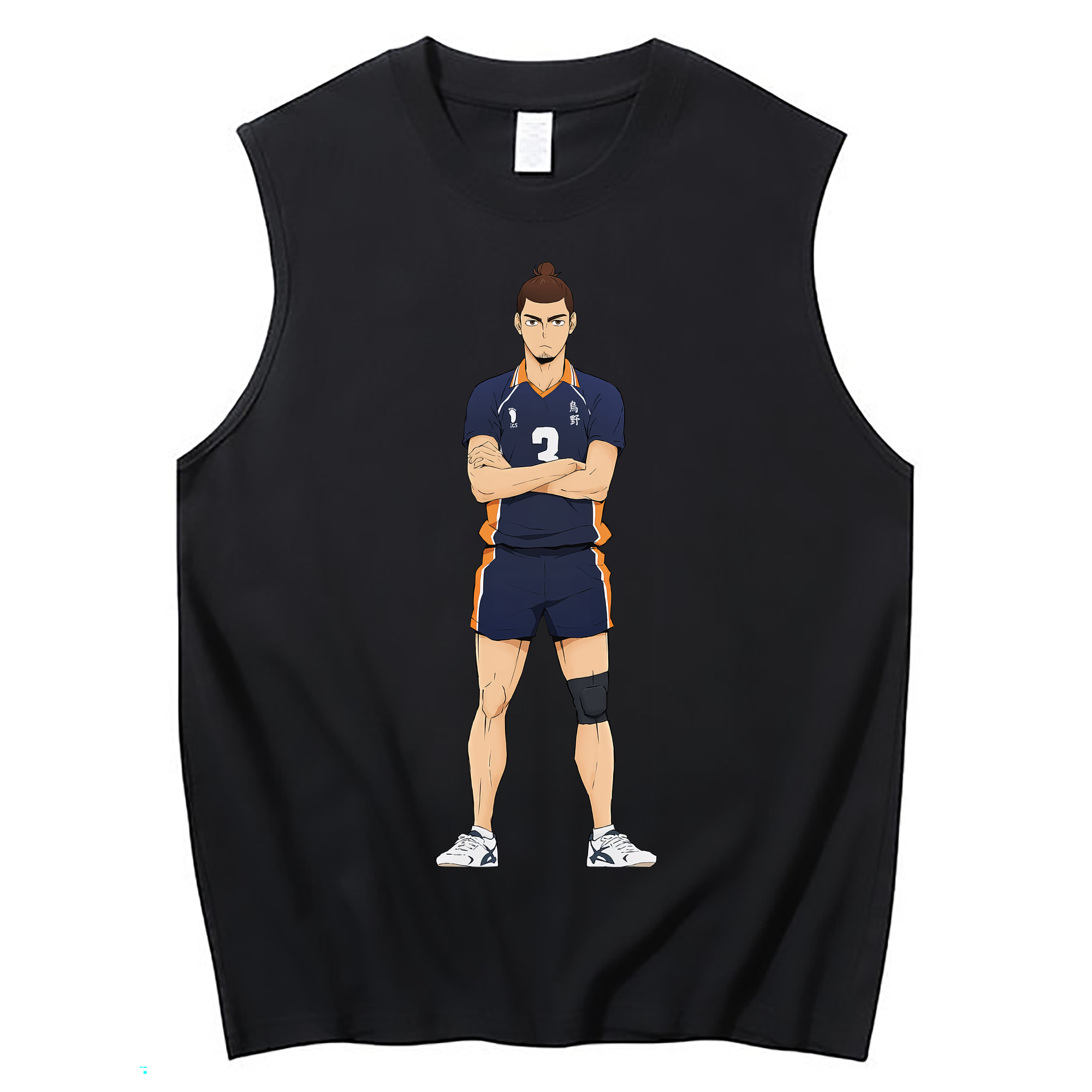 （画像用） ハイキュー!! Haikyu!! コットン100％タンクトップ（フロントプリント）