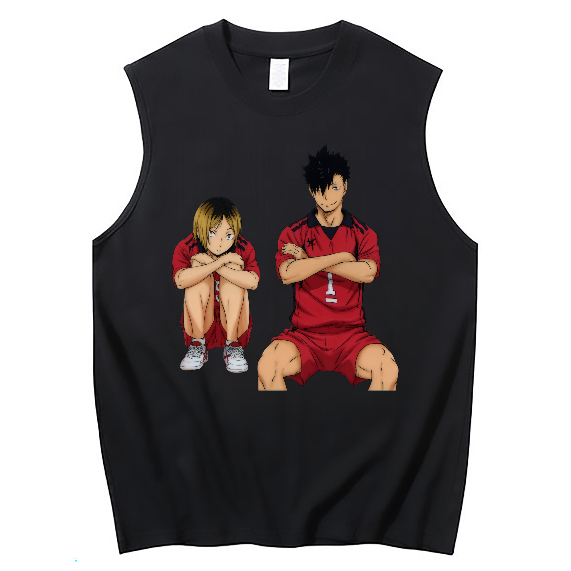 （画像用） ハイキュー!! Haikyu!! コットン100％タンクトップ（フロントプリント）
