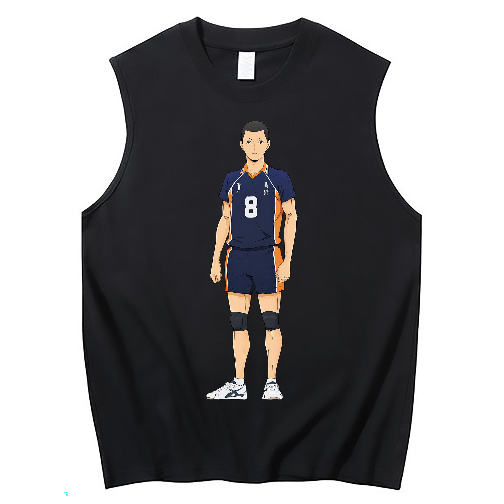 （画像用） ハイキュー!! Haikyu!! コットン100％タンクトップ（フロントプリント）
