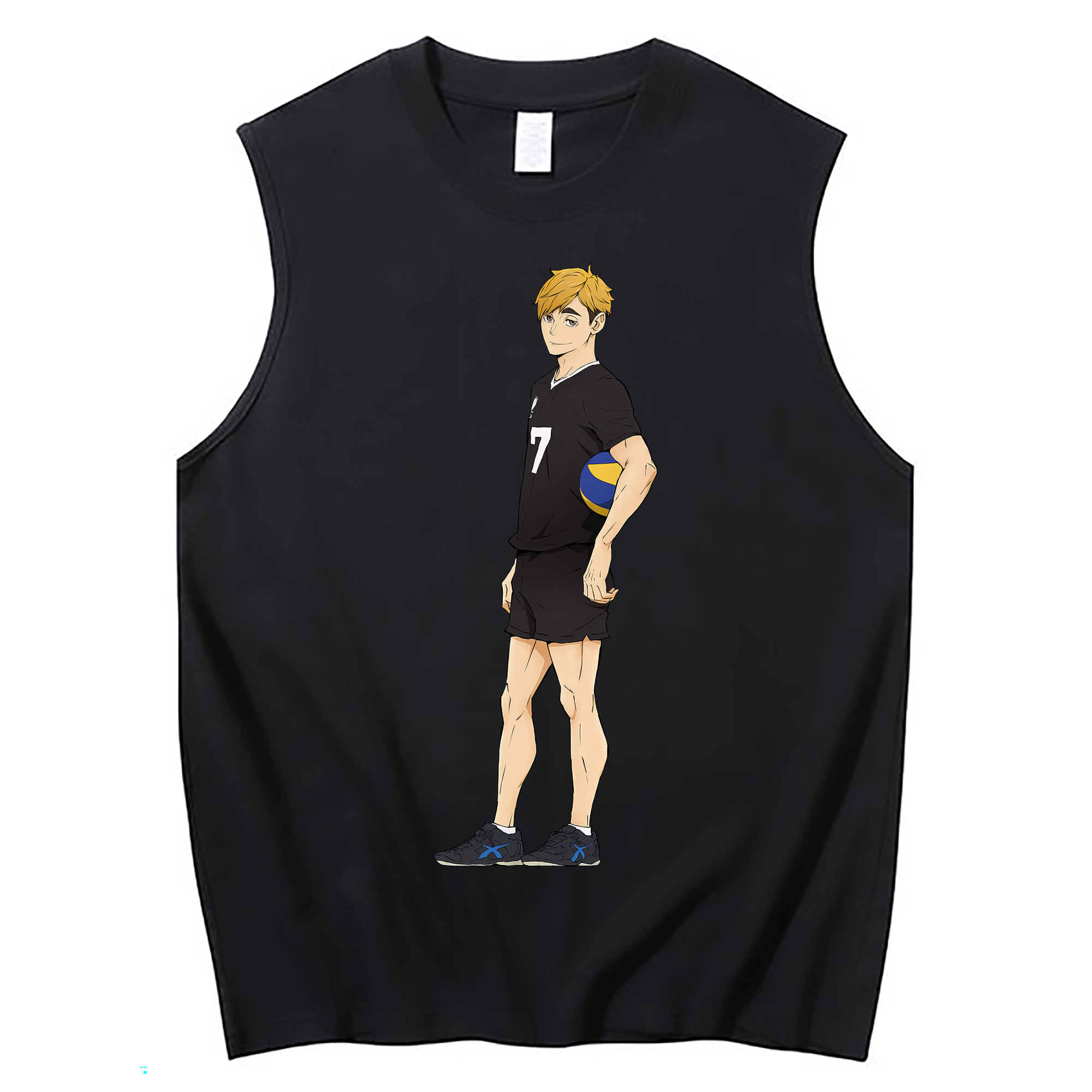 （画像用） ハイキュー!! Haikyu!! コットン100％タンクトップ（フロントプリント）