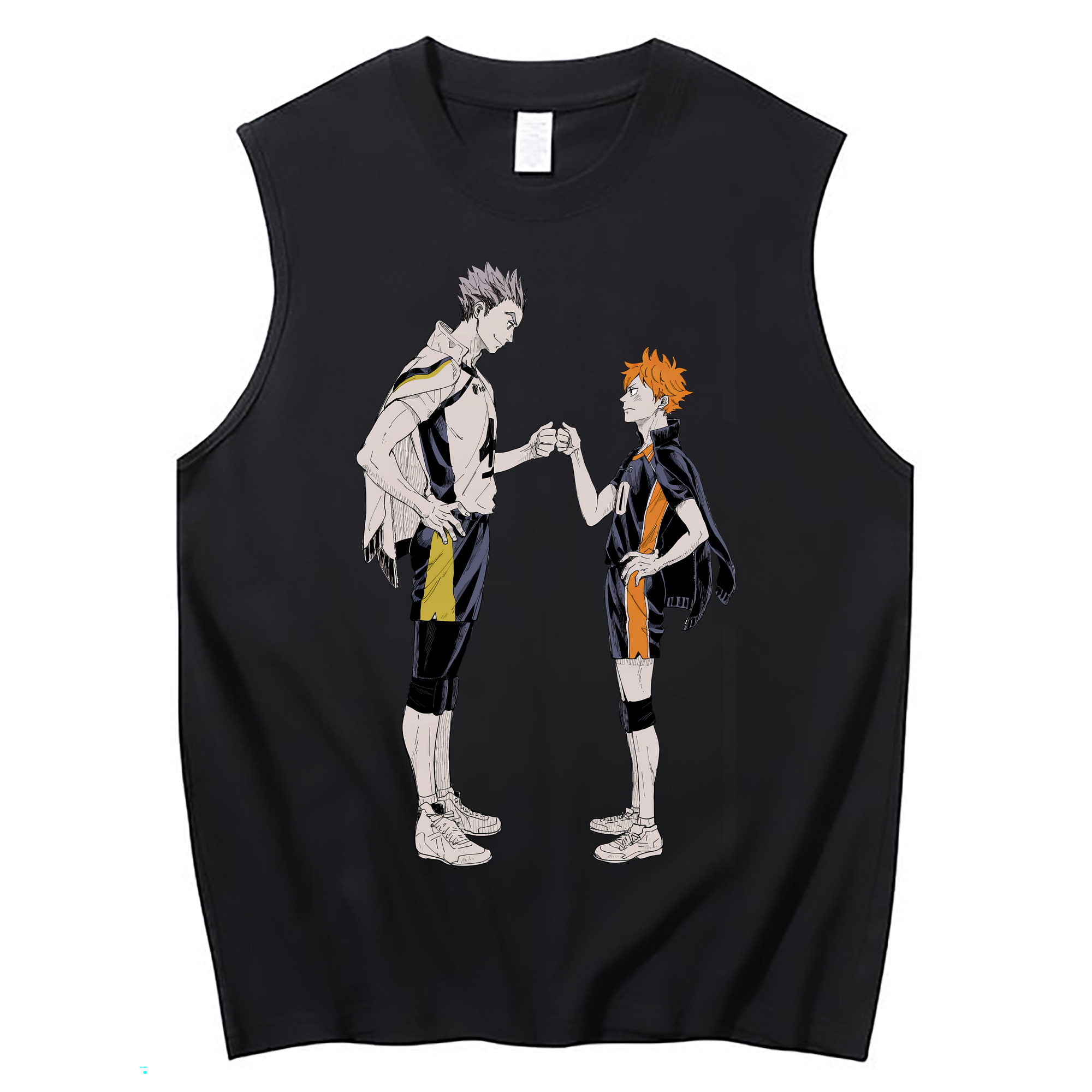 （画像用） ハイキュー!! Haikyu!! コットン100％タンクトップ（フロントプリント）