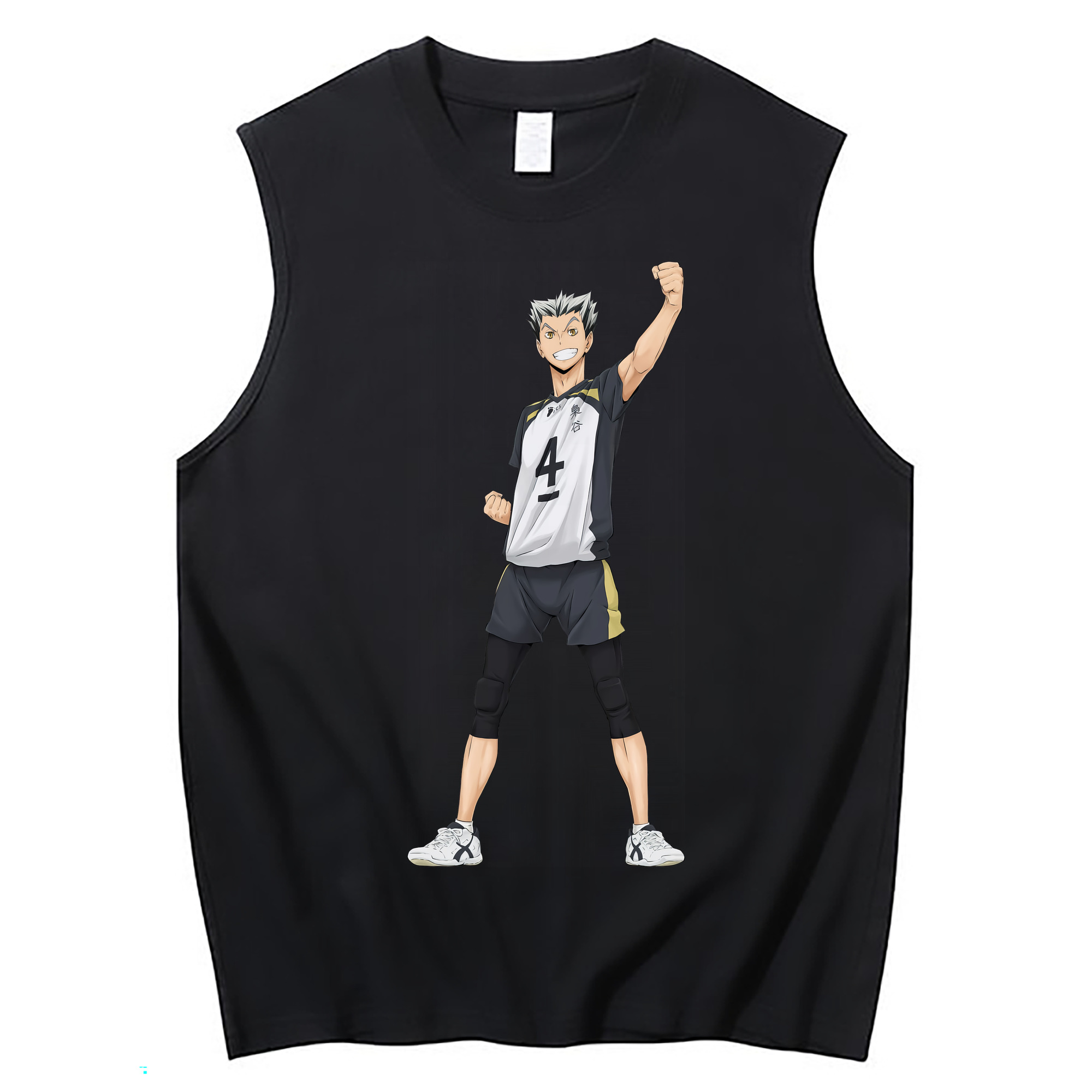 （画像用） ハイキュー!! Haikyu!! コットン100％タンクトップ（フロントプリント）