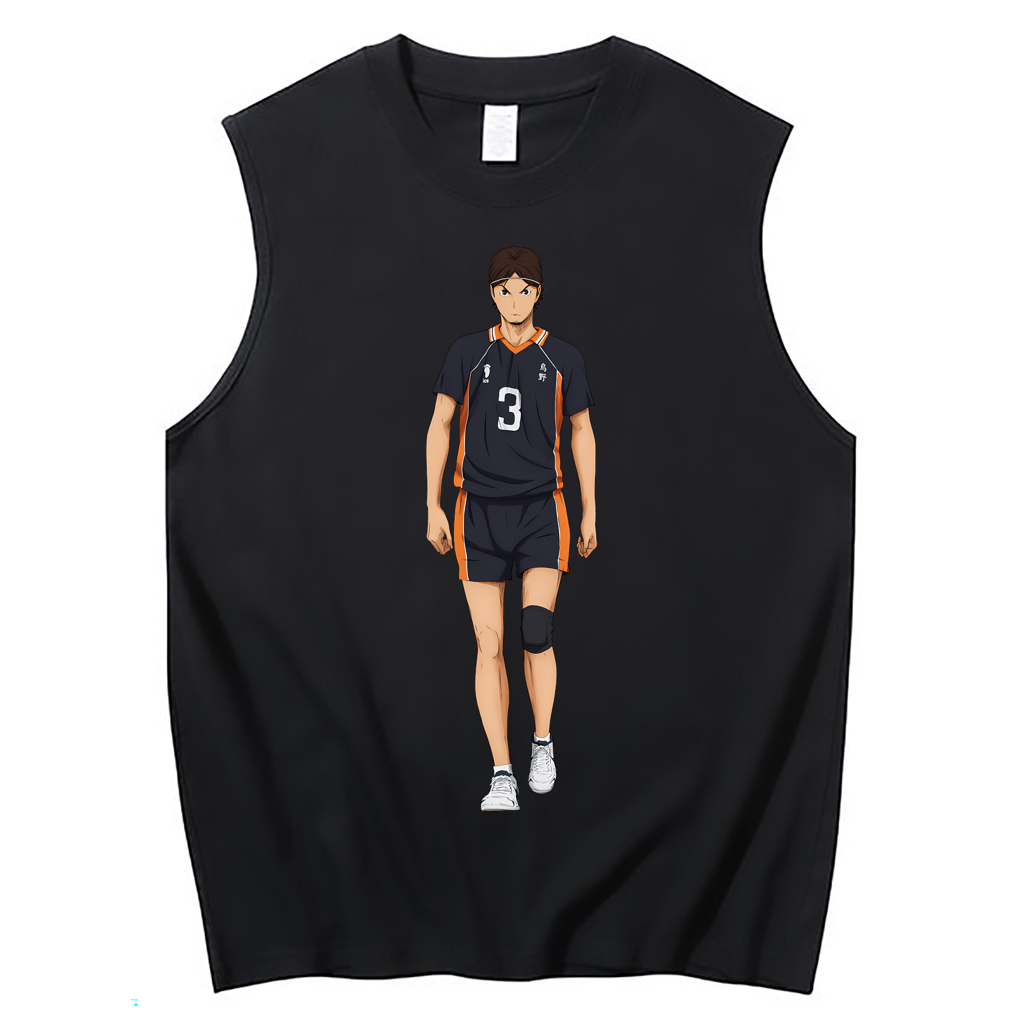 （画像用） ハイキュー!! Haikyu!! コットン100％タンクトップ（フロントプリント）