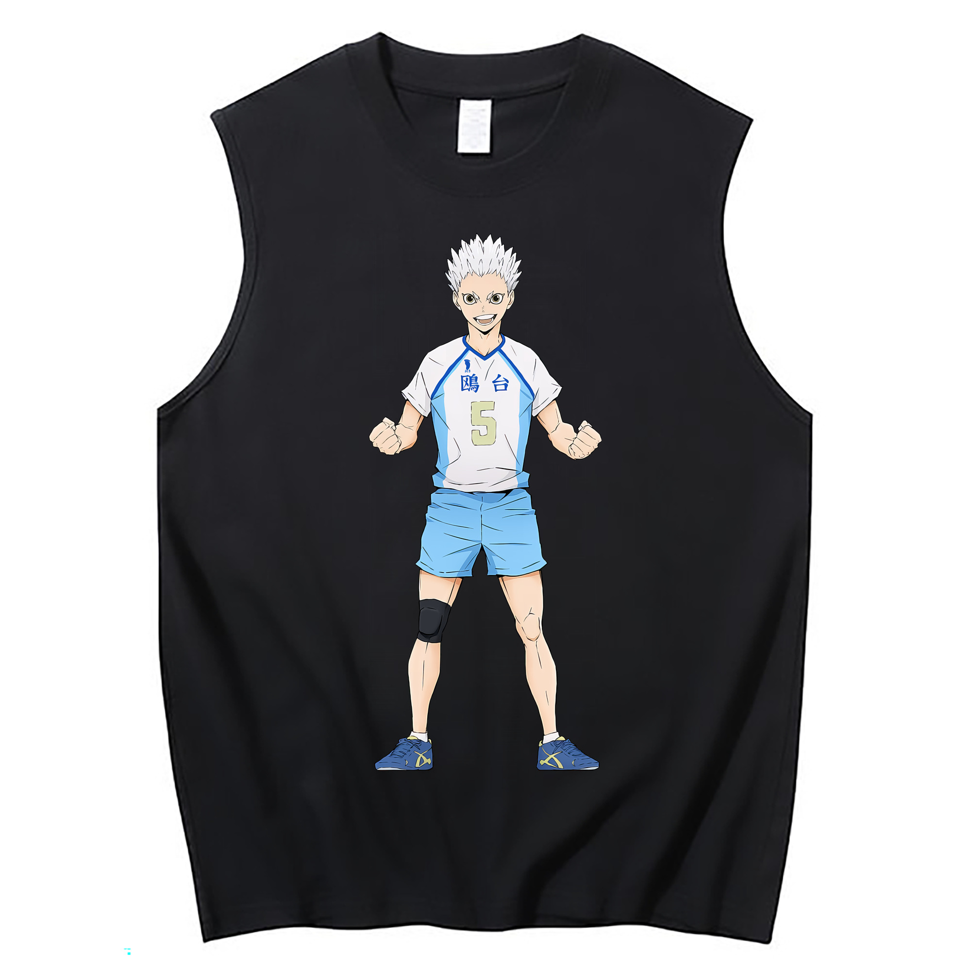 （画像用） ハイキュー!! Haikyu!! コットン100％タンクトップ（フロントプリント）