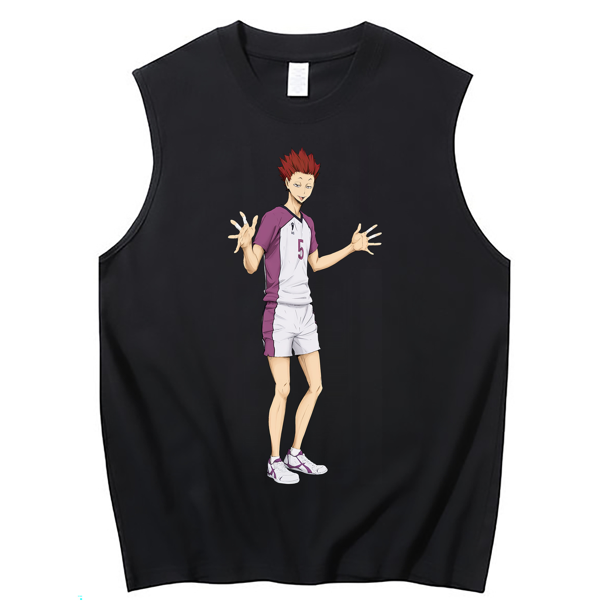 （画像用） ハイキュー!! Haikyu!! コットン100％タンクトップ（フロントプリント）
