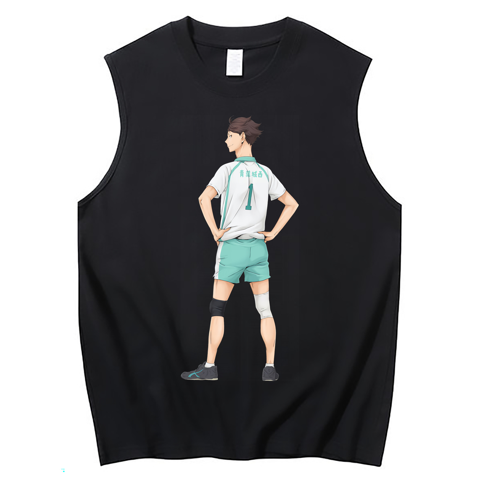 （画像用） ハイキュー!! Haikyu!! コットン100％タンクトップ（フロントプリント）