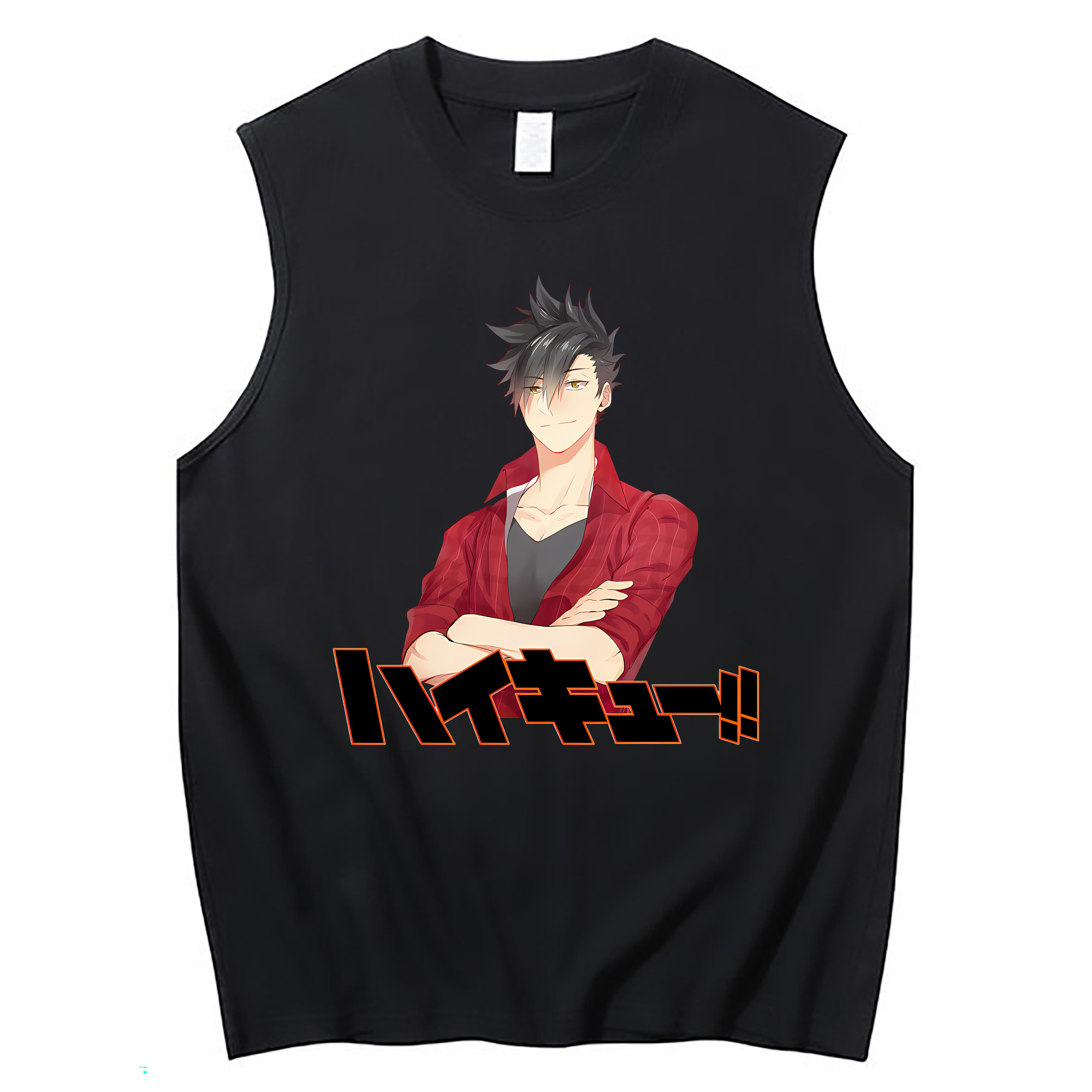 （画像用） ハイキュー!! Haikyu!! コットン100％タンクトップ（フロントプリント）
