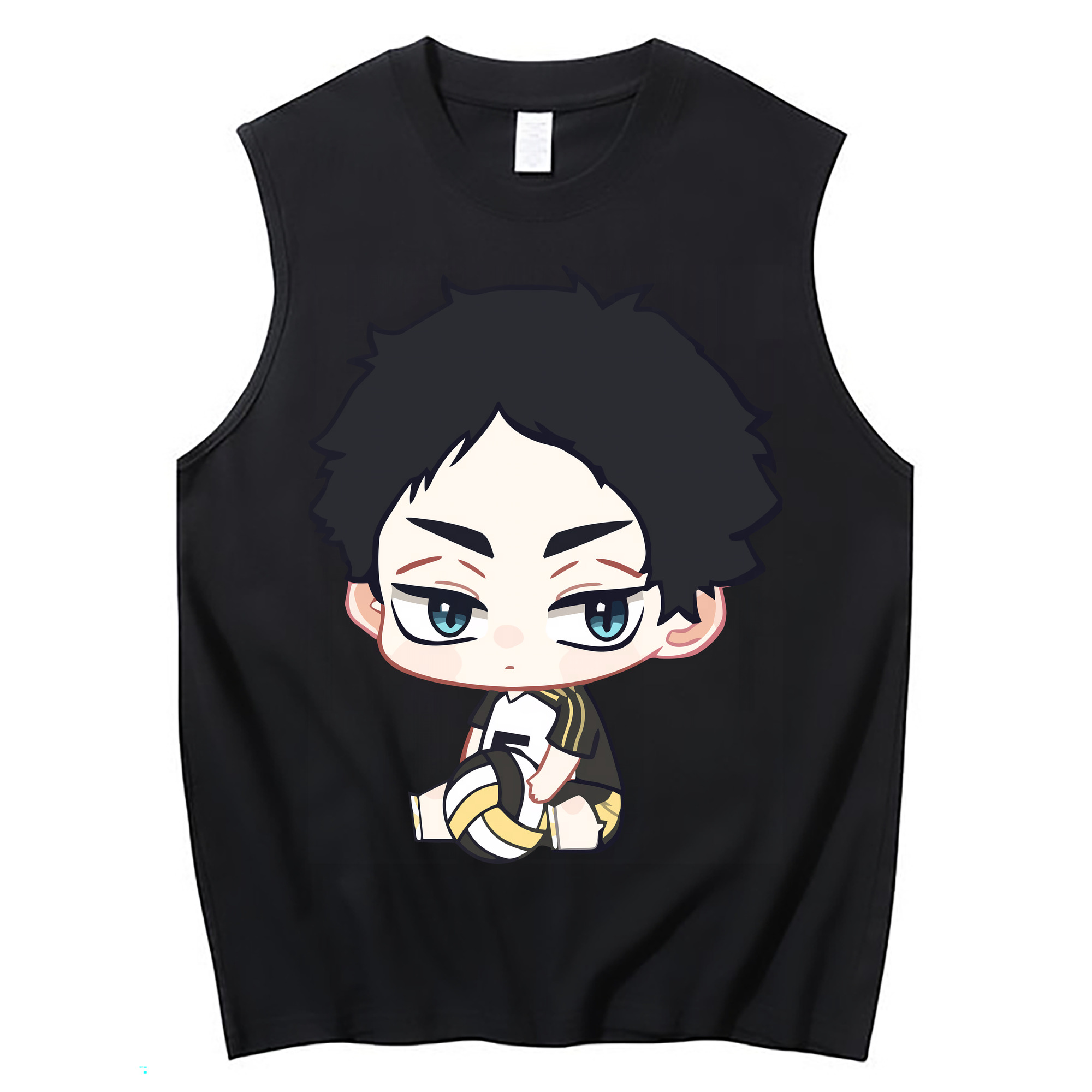 （画像用） ハイキュー!! Haikyu!! コットン100％タンクトップ（フロントプリント）