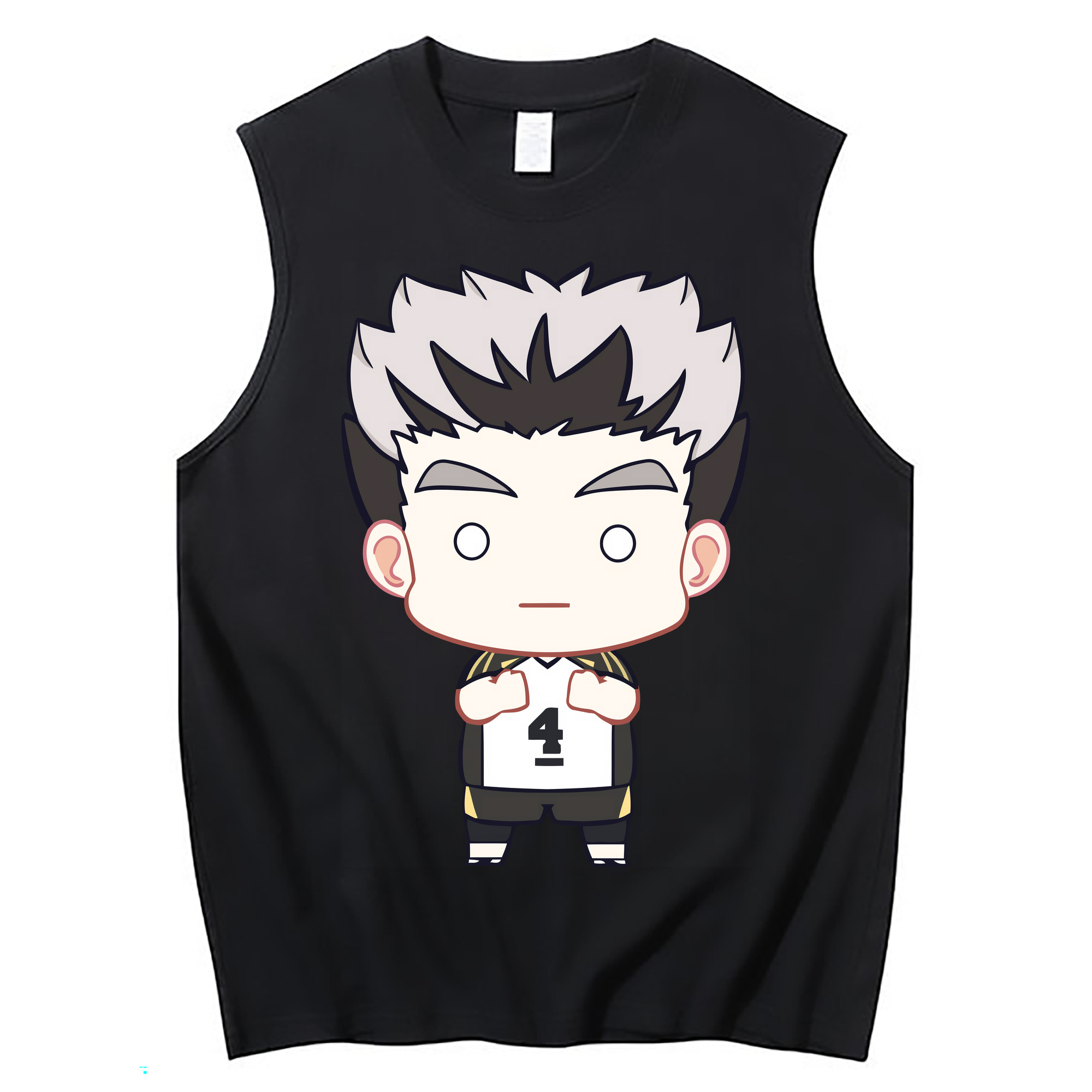 （画像用） ハイキュー!! Haikyu!! コットン100％タンクトップ（フロントプリント）
