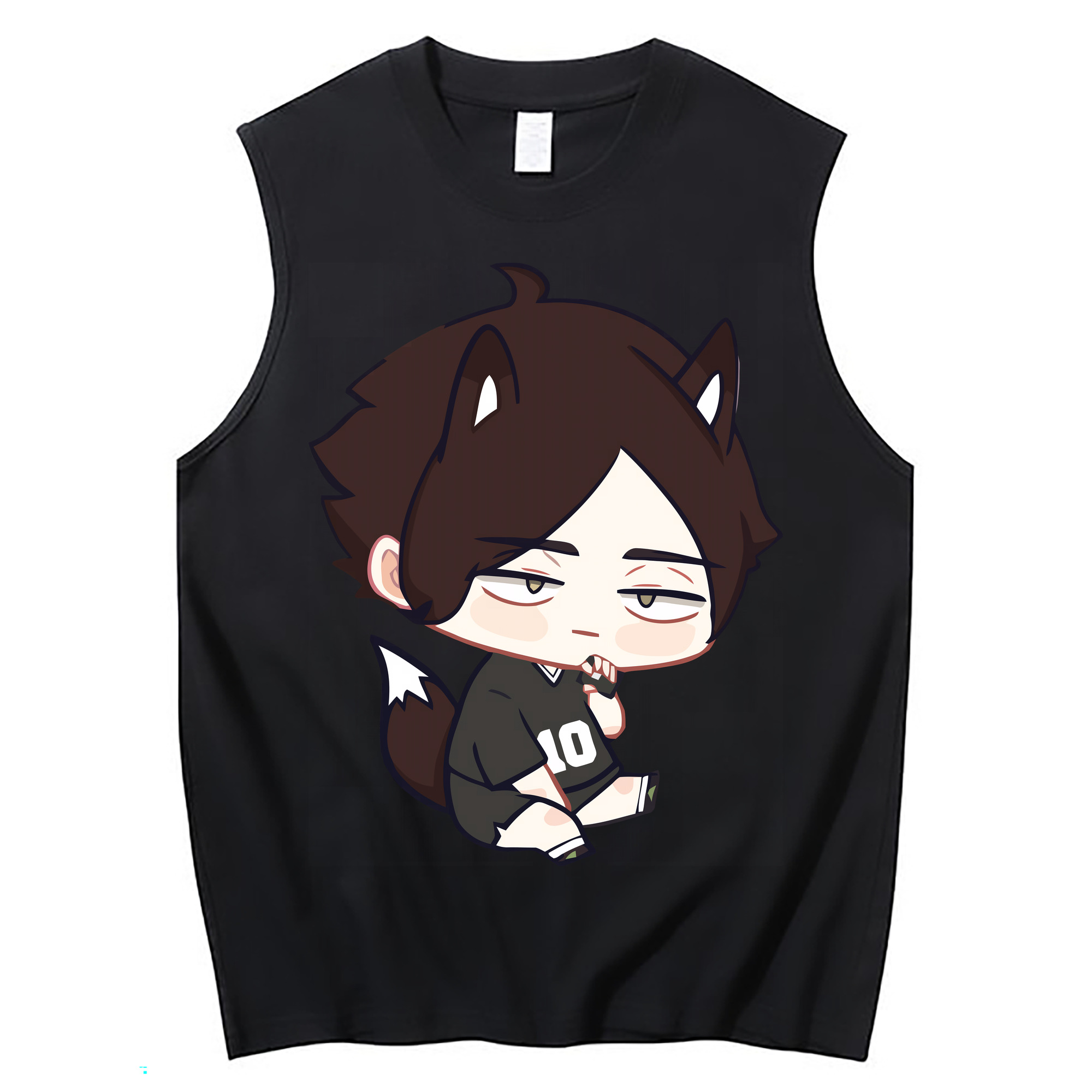 （画像用） ハイキュー!! Haikyu!! コットン100％タンクトップ（フロントプリント）