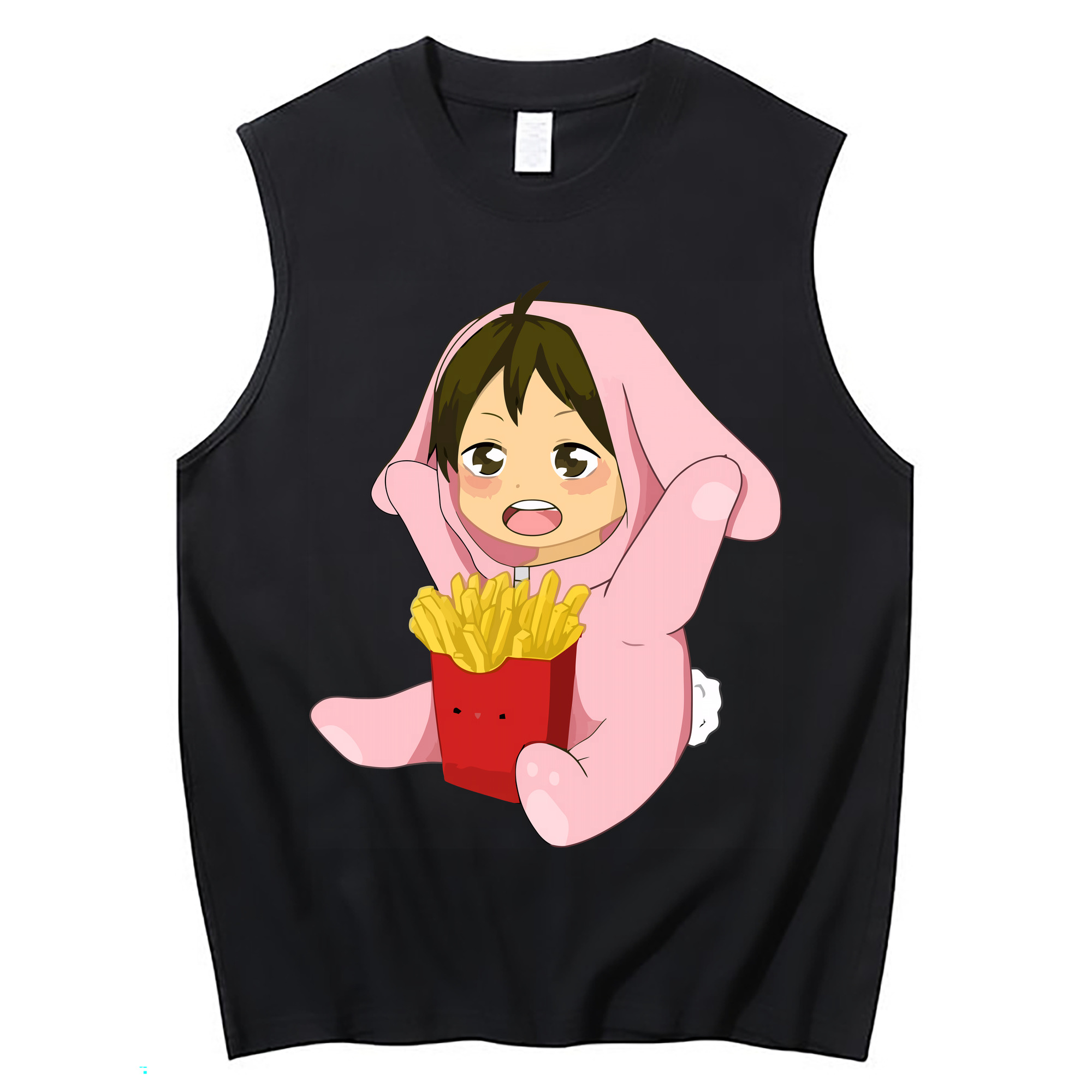 （画像用） ハイキュー!! Haikyu!! コットン100％タンクトップ（フロントプリント）