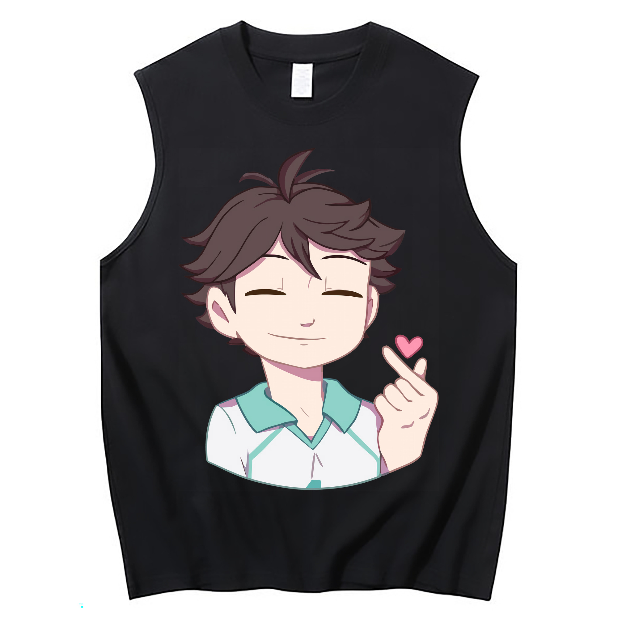（画像用） ハイキュー!! Haikyu!! コットン100％タンクトップ（フロントプリント）