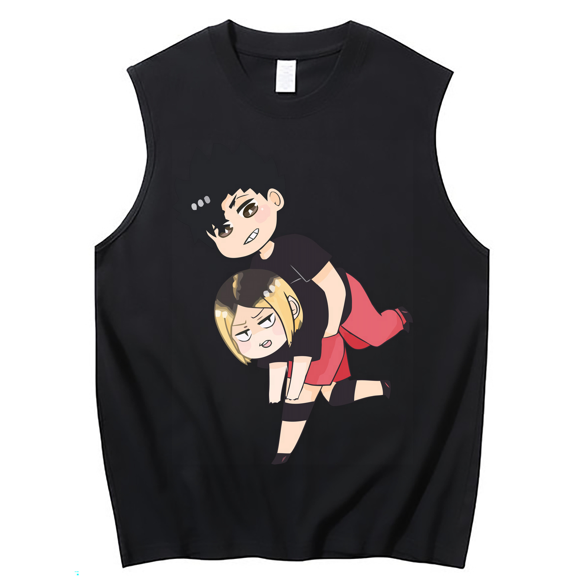 （画像用） ハイキュー!! Haikyu!! コットン100％タンクトップ（フロントプリント）