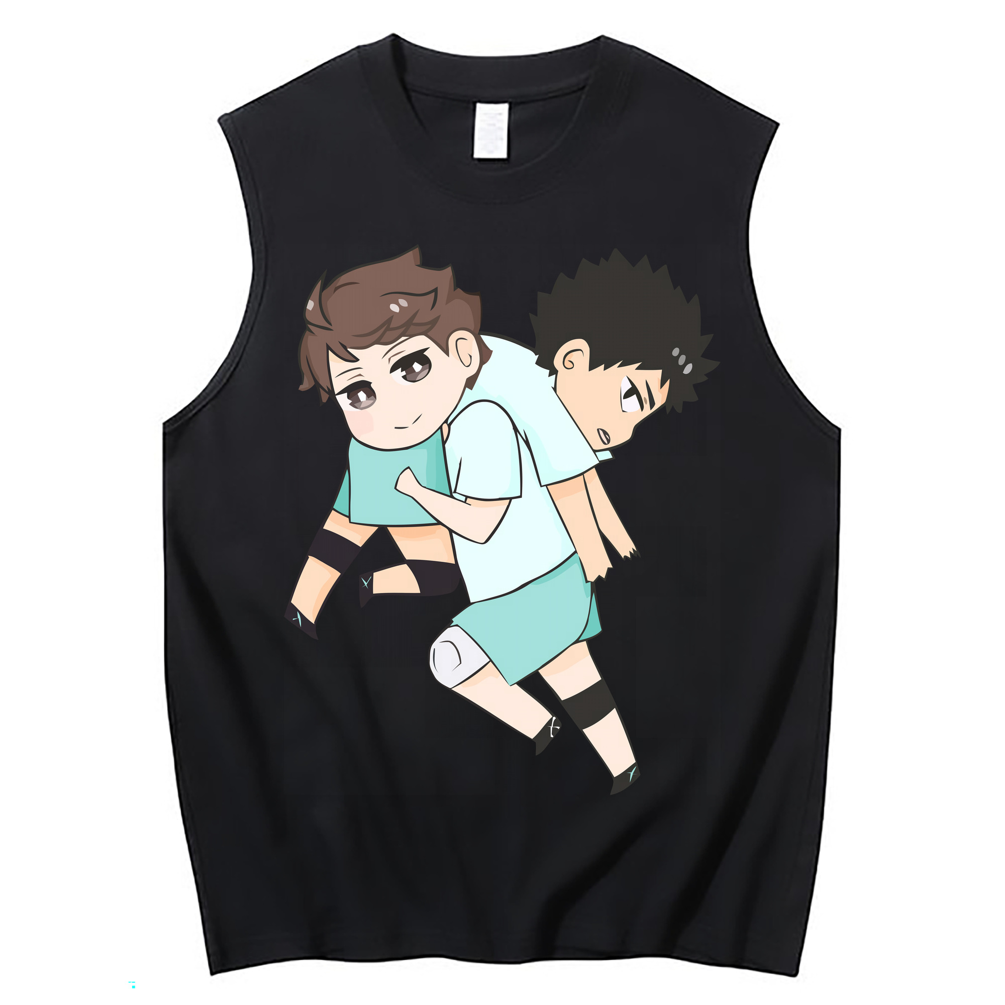 （画像用） ハイキュー!! Haikyu!! コットン100％タンクトップ（フロントプリント）