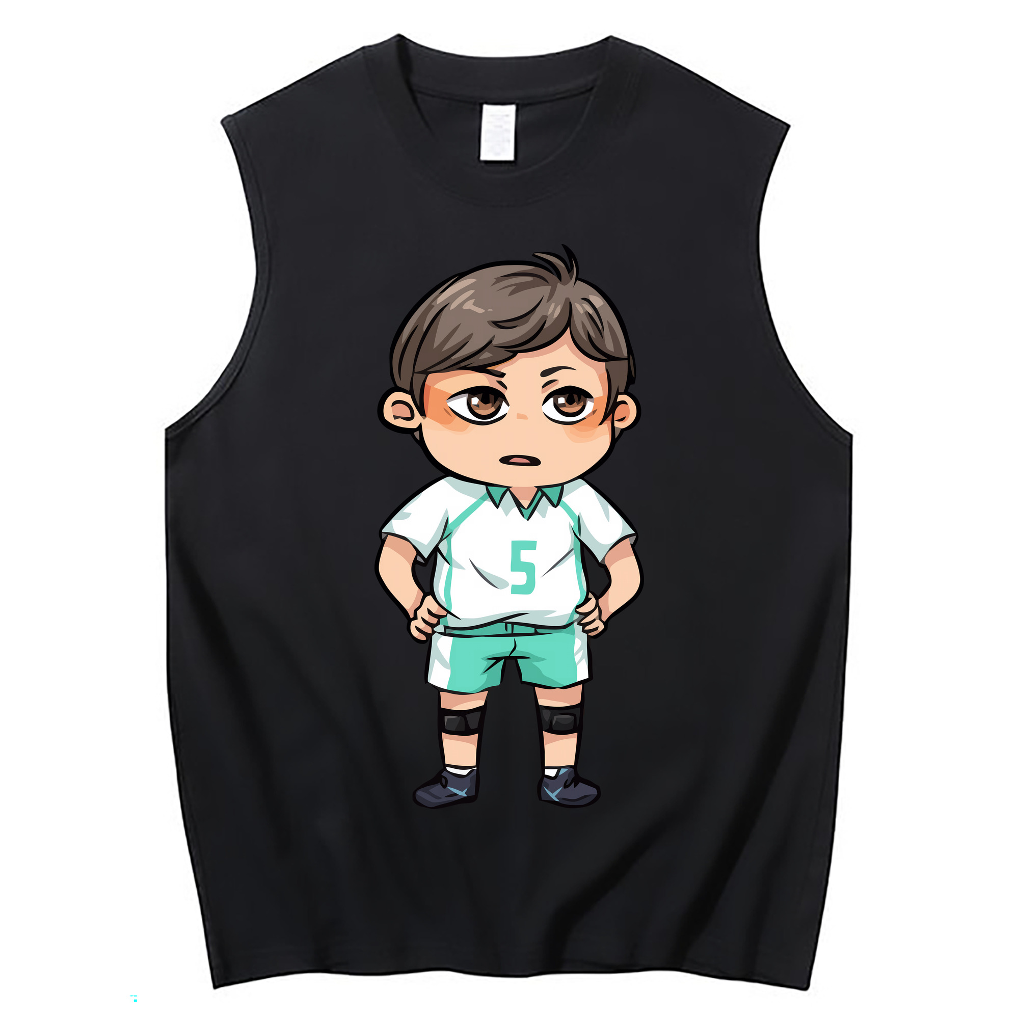 （画像用） ハイキュー!! Haikyu!! コットン100％タンクトップ（フロントプリント）