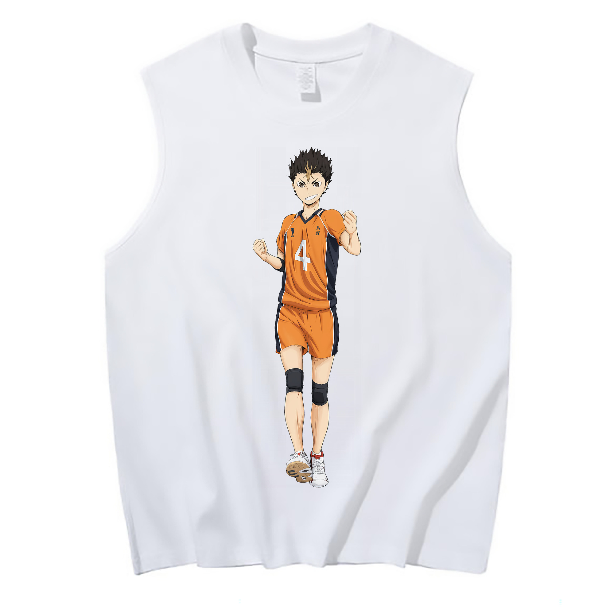 （画像用） ハイキュー!! Haikyu!! コットン100％タンクトップ（フロントプリント）