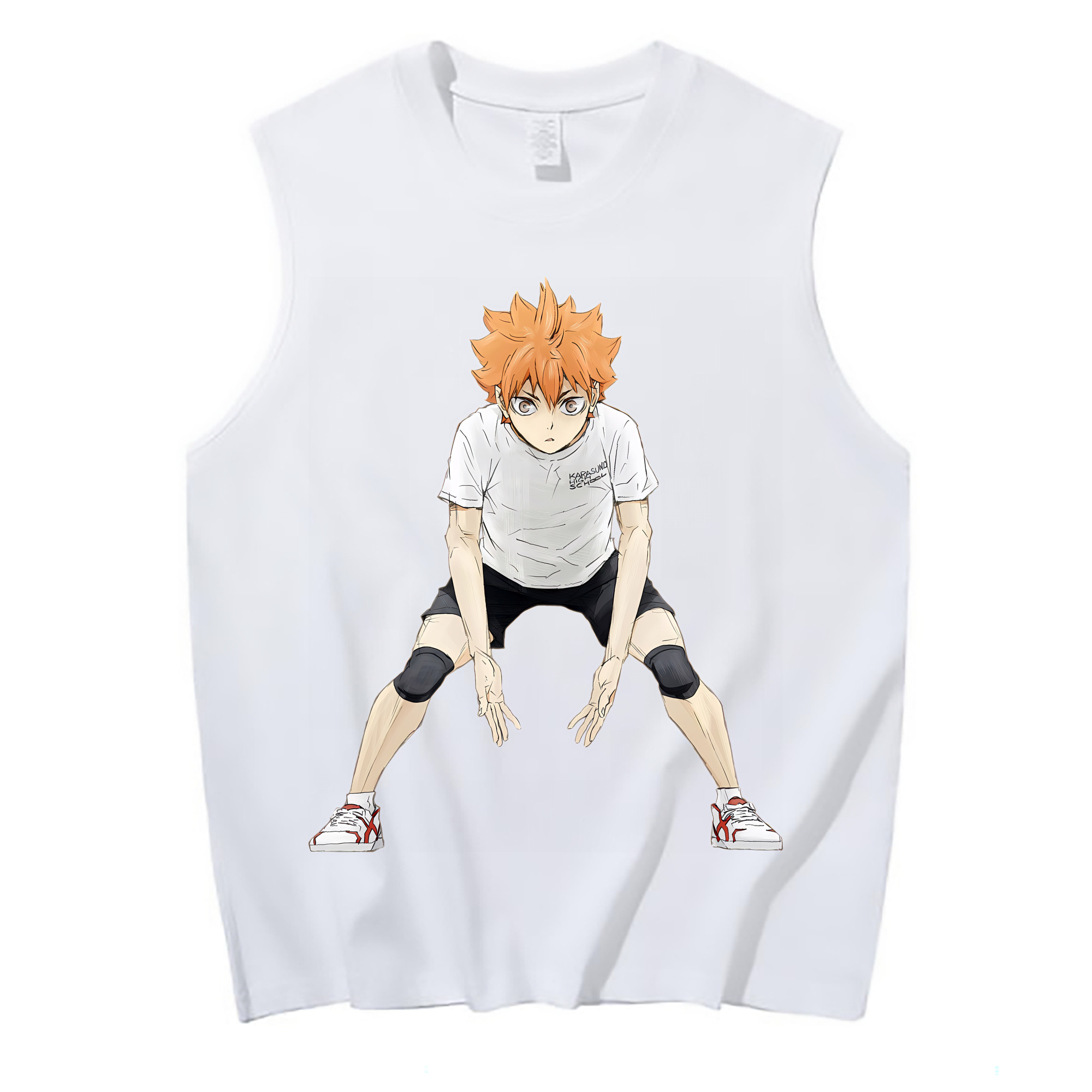 （画像用） ハイキュー!! Haikyu!! コットン100％タンクトップ（フロントプリント）