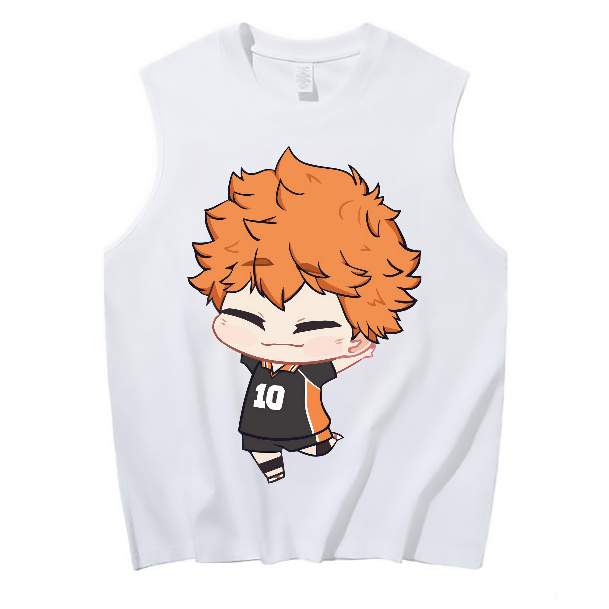 （画像用） ハイキュー!! Haikyu!! コットン100％タンクトップ（フロントプリント）