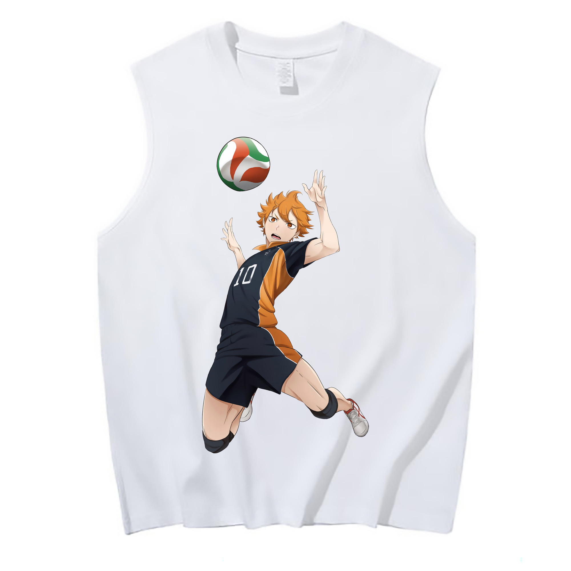 （画像用） ハイキュー!! Haikyu!! コットン100％タンクトップ（フロントプリント）