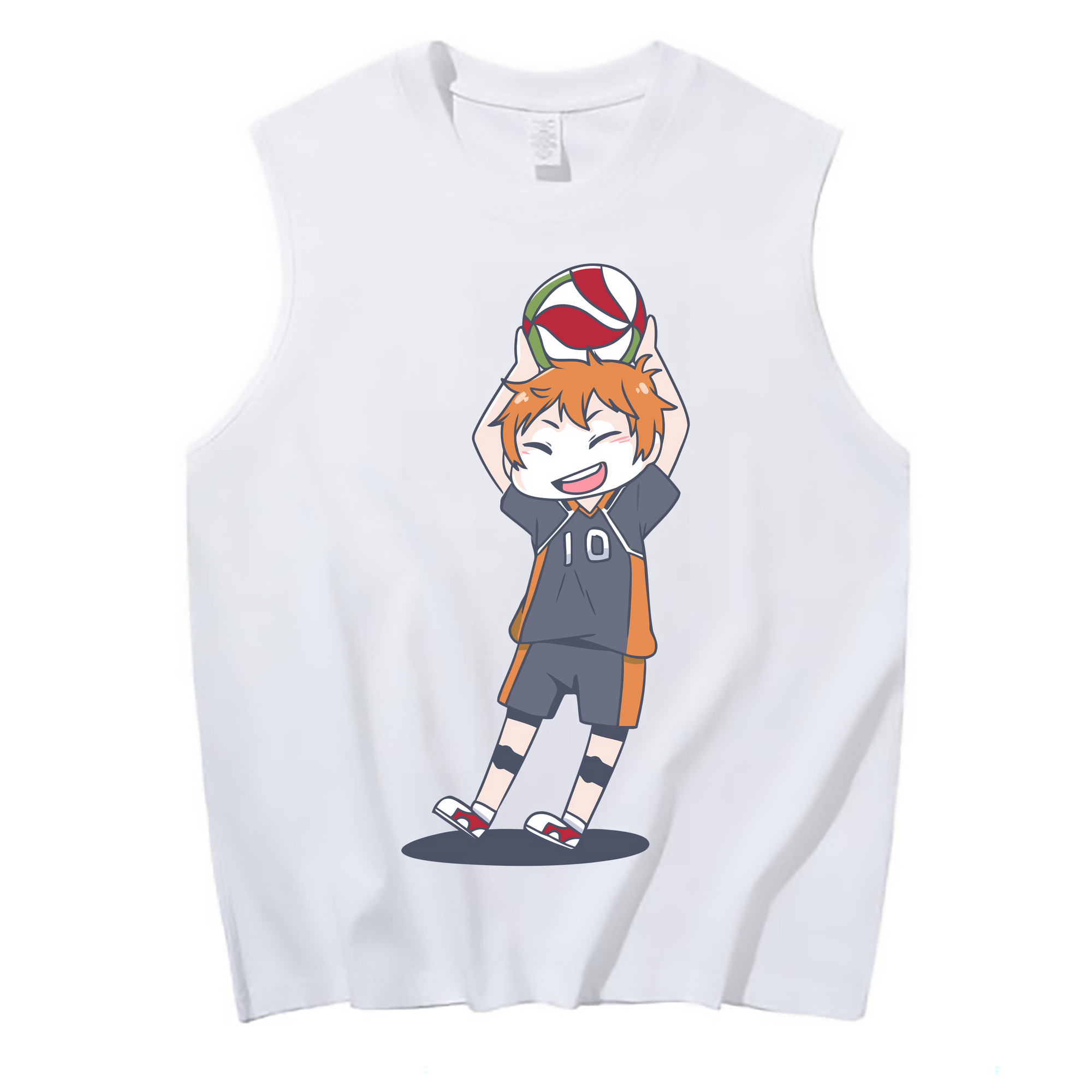（画像用） ハイキュー!! Haikyu!! コットン100％タンクトップ（フロントプリント）