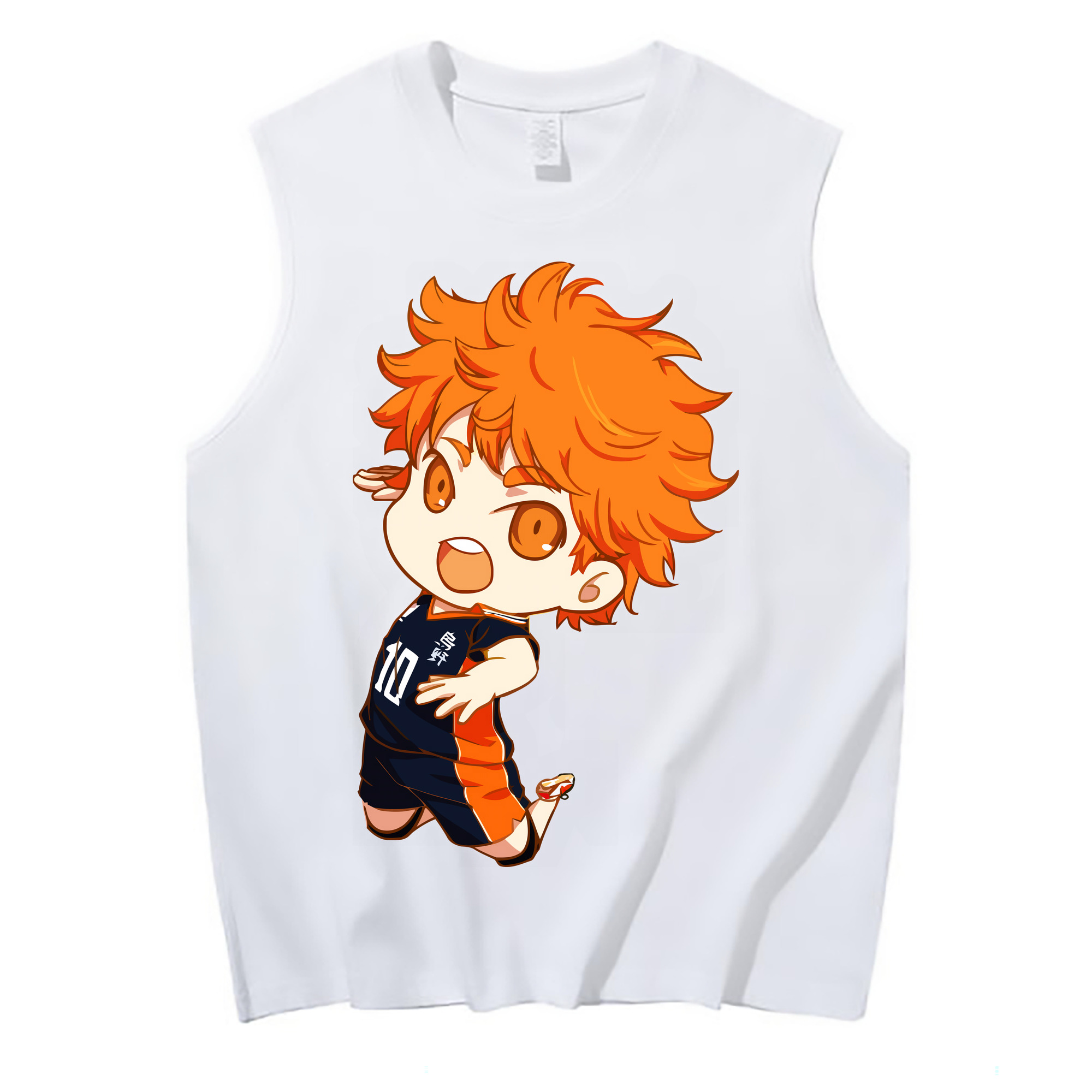 （画像用） ハイキュー!! Haikyu!! コットン100％タンクトップ（フロントプリント）