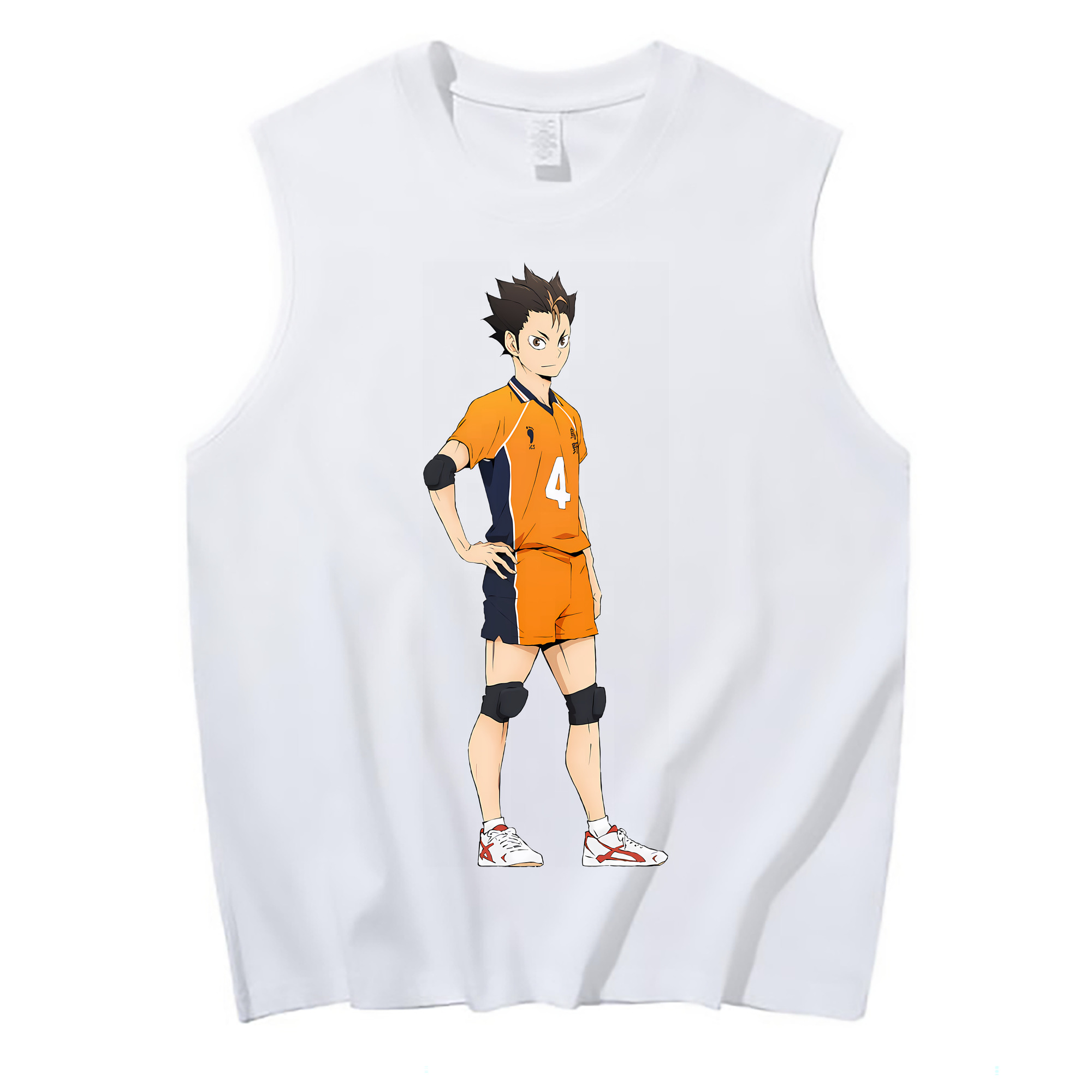 （画像用） ハイキュー!! Haikyu!! コットン100％タンクトップ（フロントプリント）