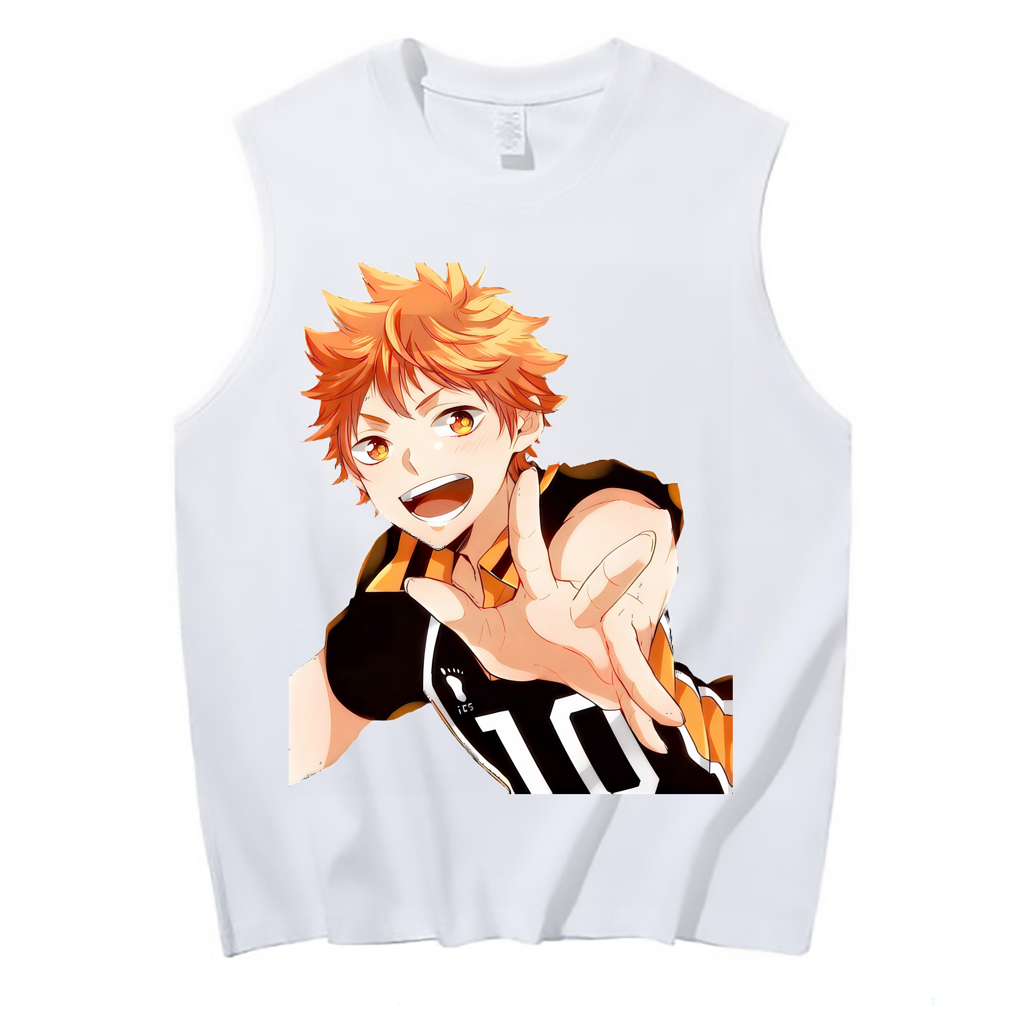 （画像用） ハイキュー!! Haikyu!! コットン100％タンクトップ（フロントプリント）