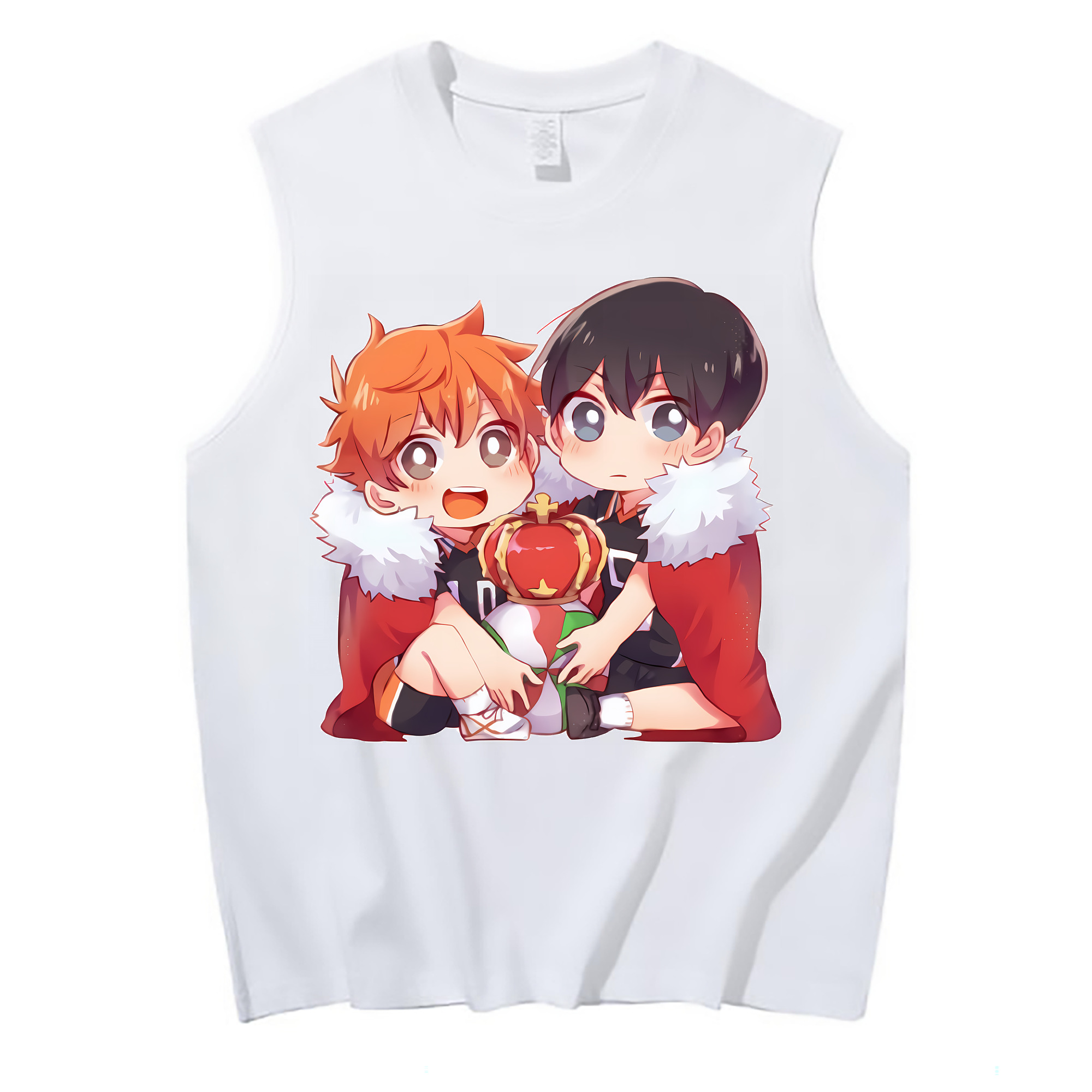 （画像用） ハイキュー!! Haikyu!! コットン100％タンクトップ（フロントプリント）