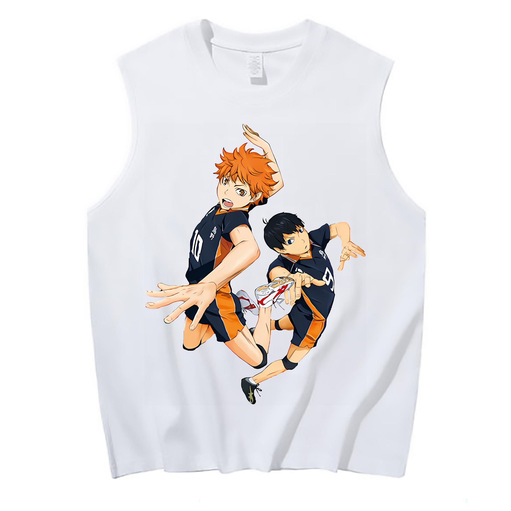 （画像用） ハイキュー!! Haikyu!! コットン100％タンクトップ（フロントプリント）
