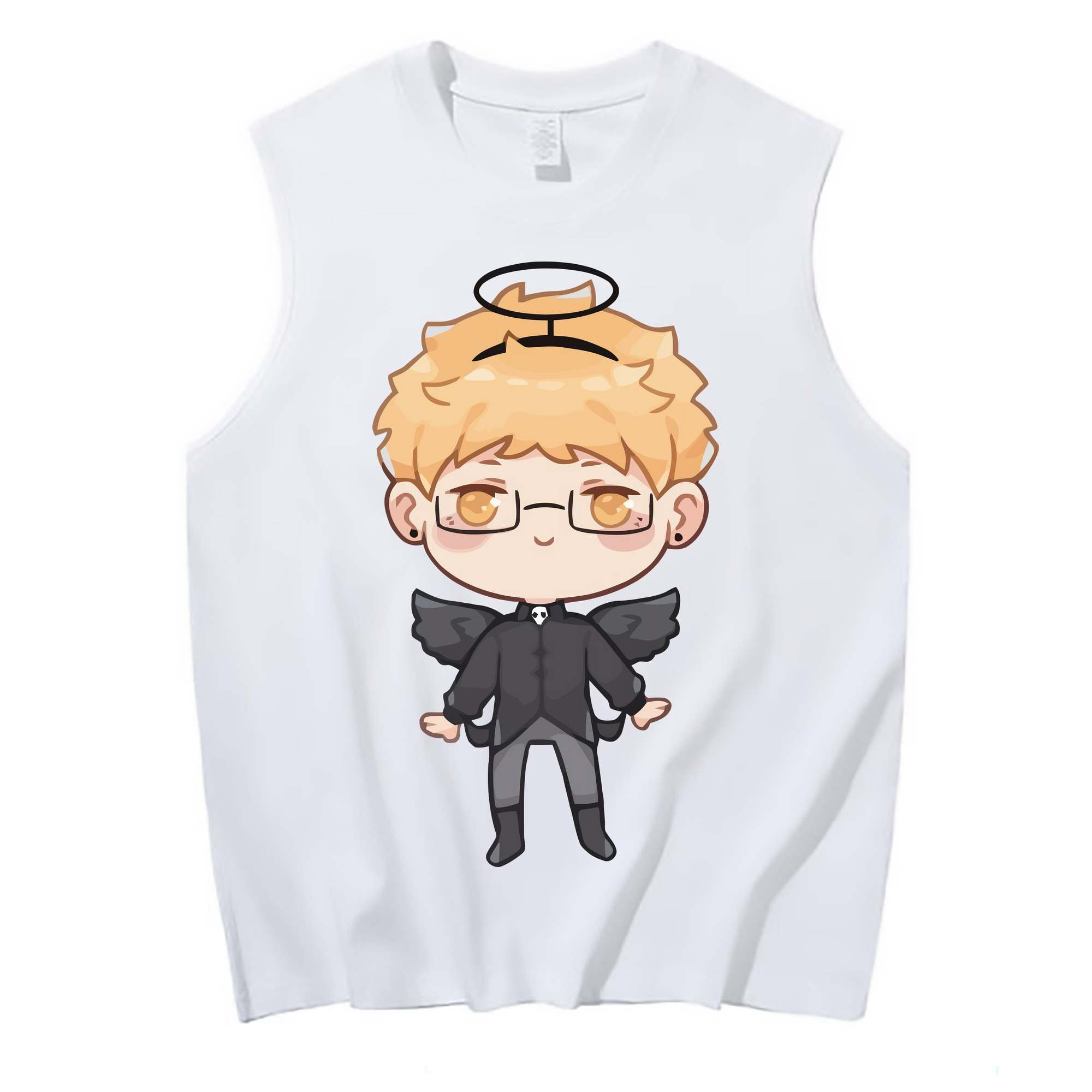（画像用） ハイキュー!! Haikyu!! コットン100％タンクトップ（フロントプリント）