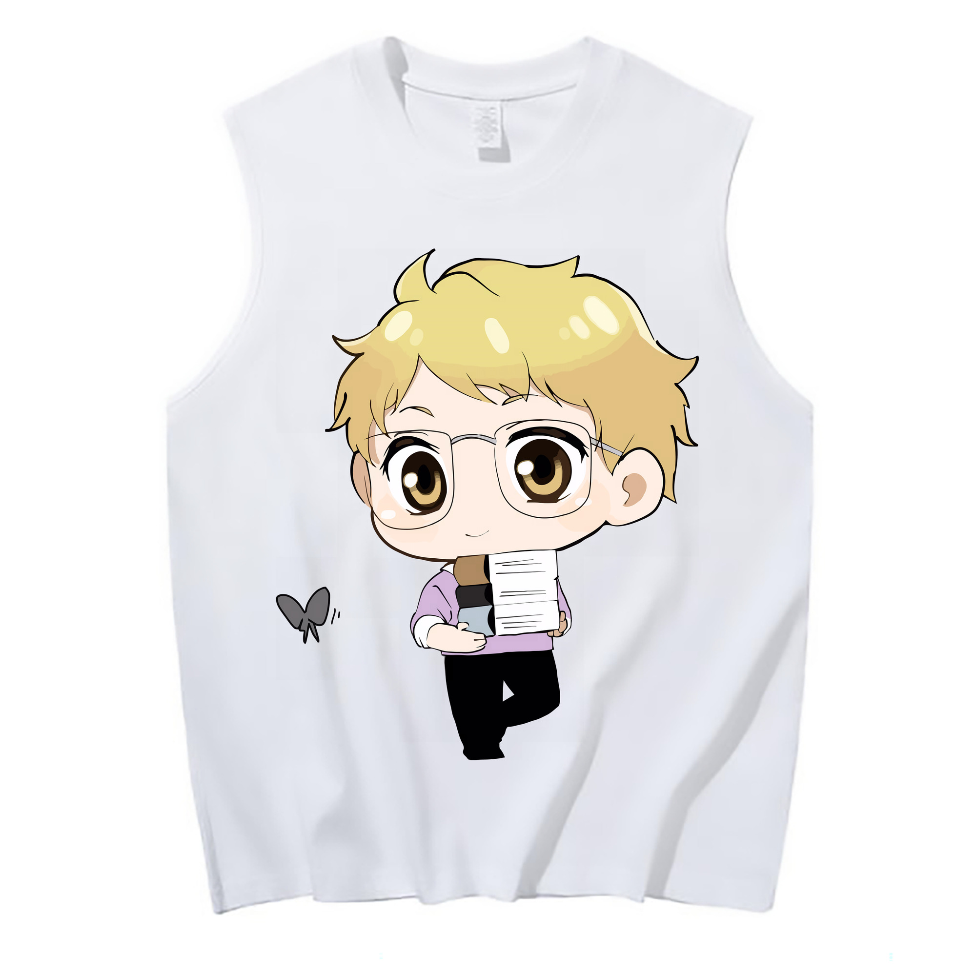 （画像用） ハイキュー!! Haikyu!! コットン100％タンクトップ（フロントプリント）