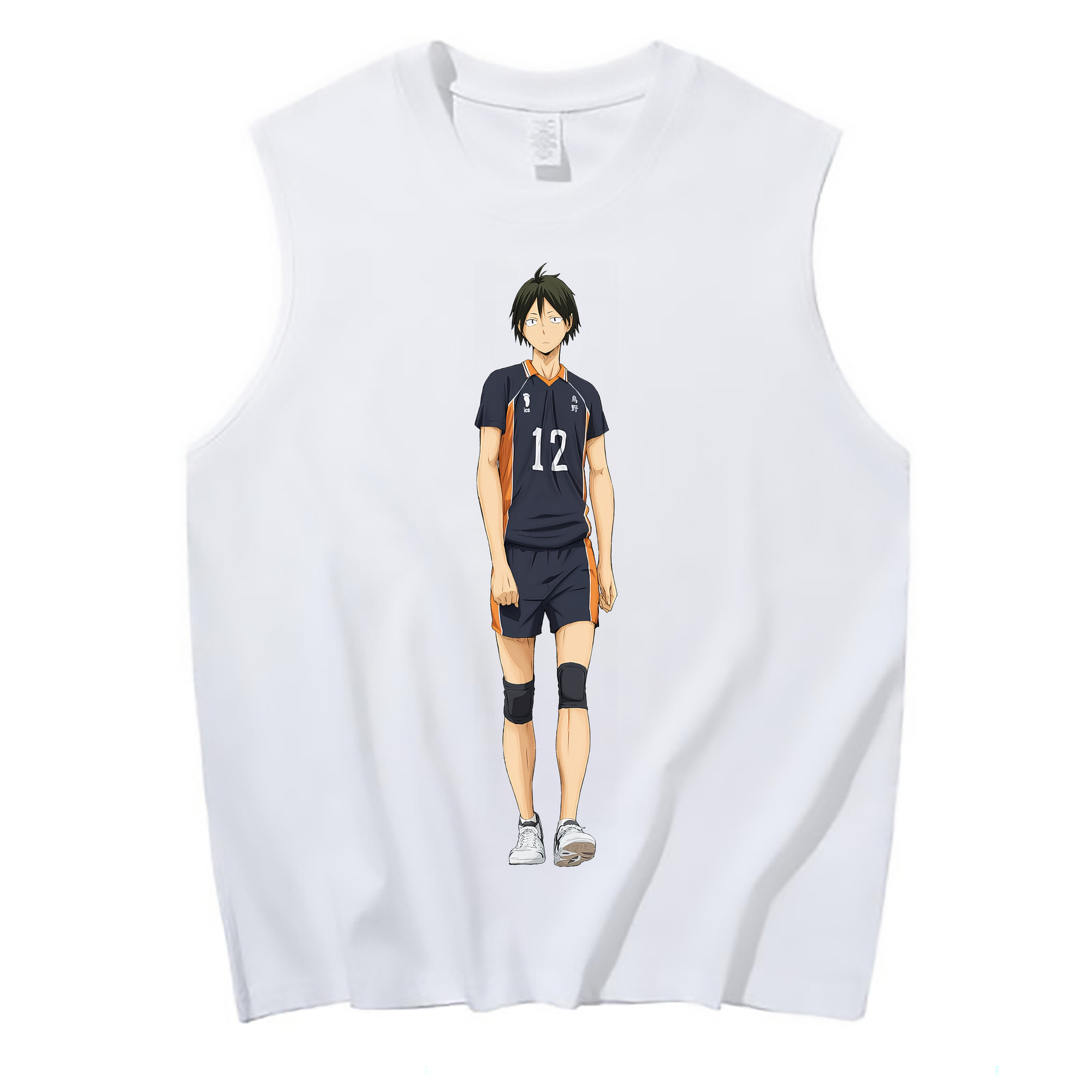 （画像用） ハイキュー!! Haikyu!! コットン100％タンクトップ（フロントプリント）