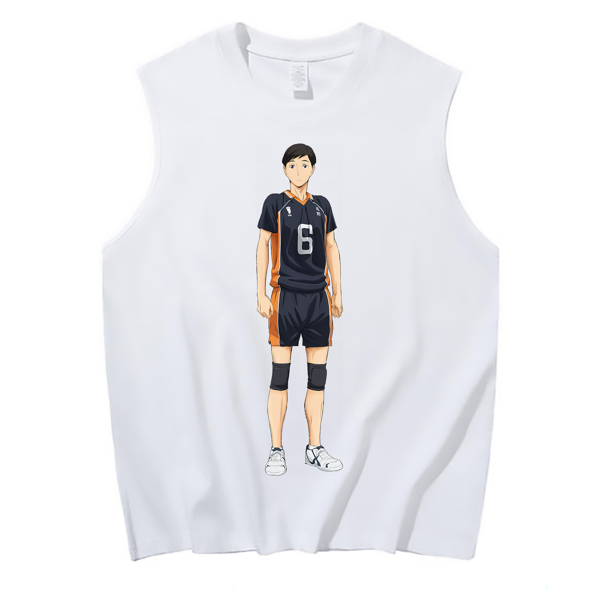 （画像用） ハイキュー!! Haikyu!! コットン100％タンクトップ（フロントプリント）