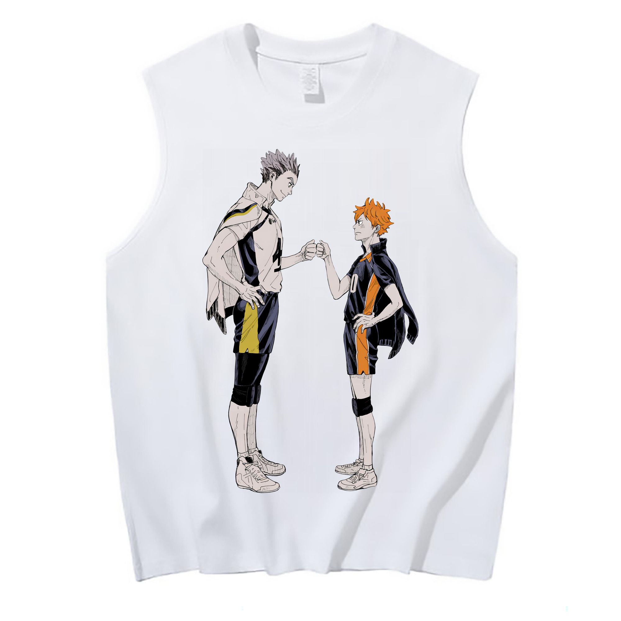 （画像用） ハイキュー!! Haikyu!! コットン100％タンクトップ（フロントプリント）