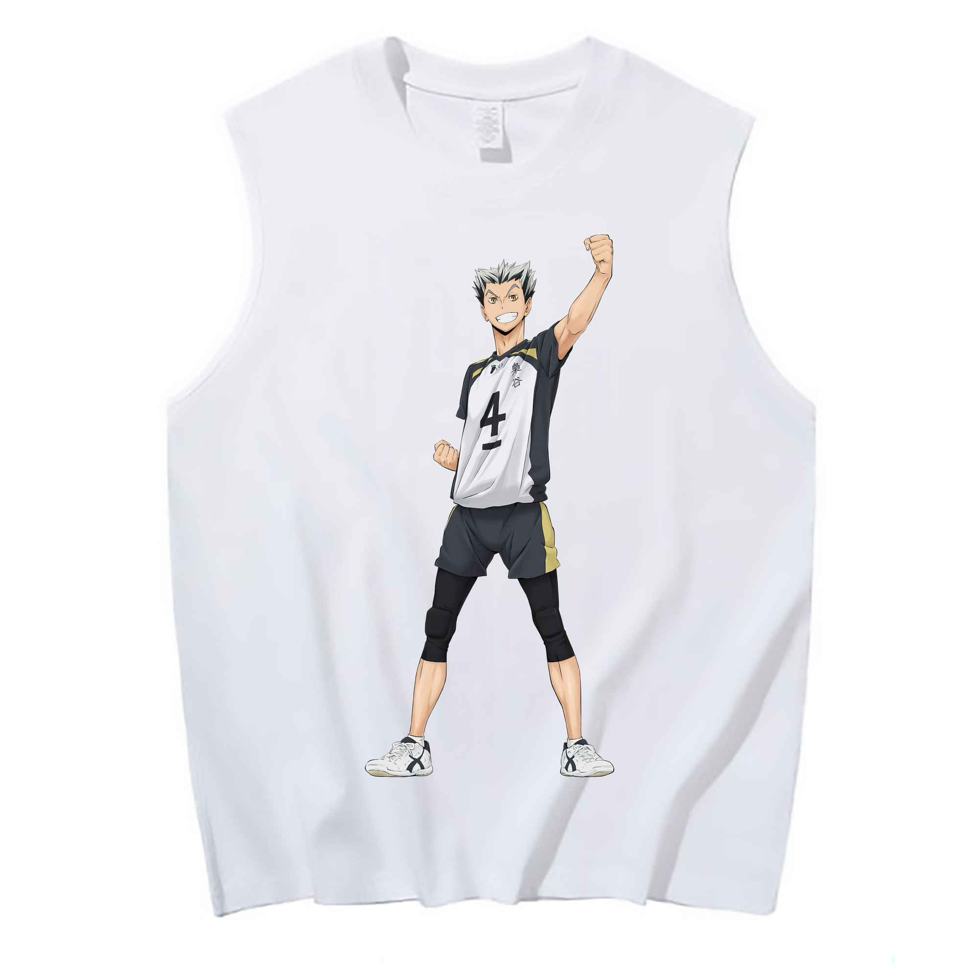 （画像用） ハイキュー!! Haikyu!! コットン100％タンクトップ（フロントプリント）