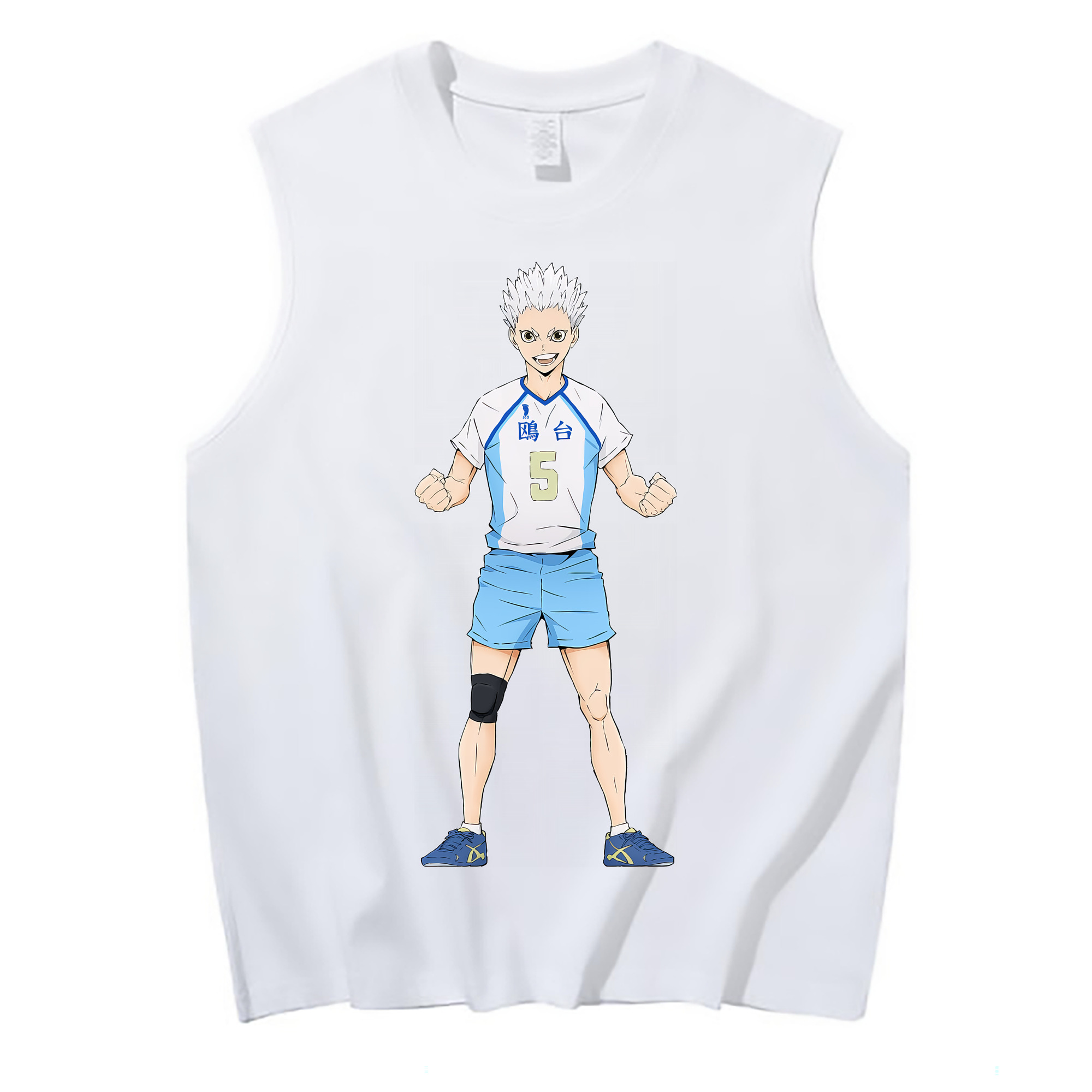 （画像用） ハイキュー!! Haikyu!! コットン100％タンクトップ（フロントプリント）