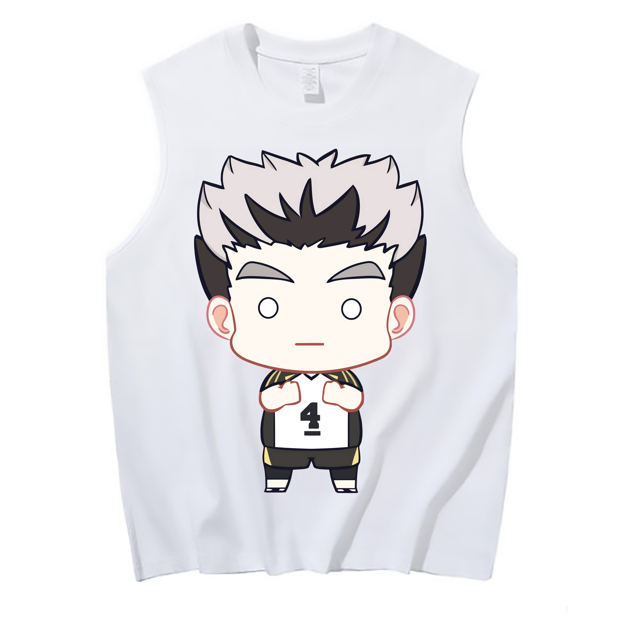 （画像用） ハイキュー!! Haikyu!! コットン100％タンクトップ（フロントプリント）