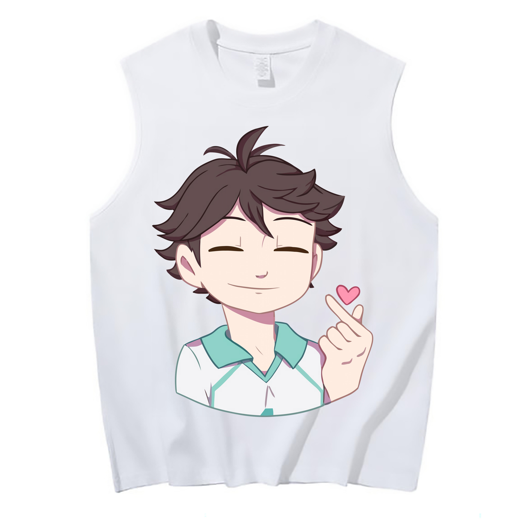 （画像用） ハイキュー!! Haikyu!! コットン100％タンクトップ（フロントプリント）