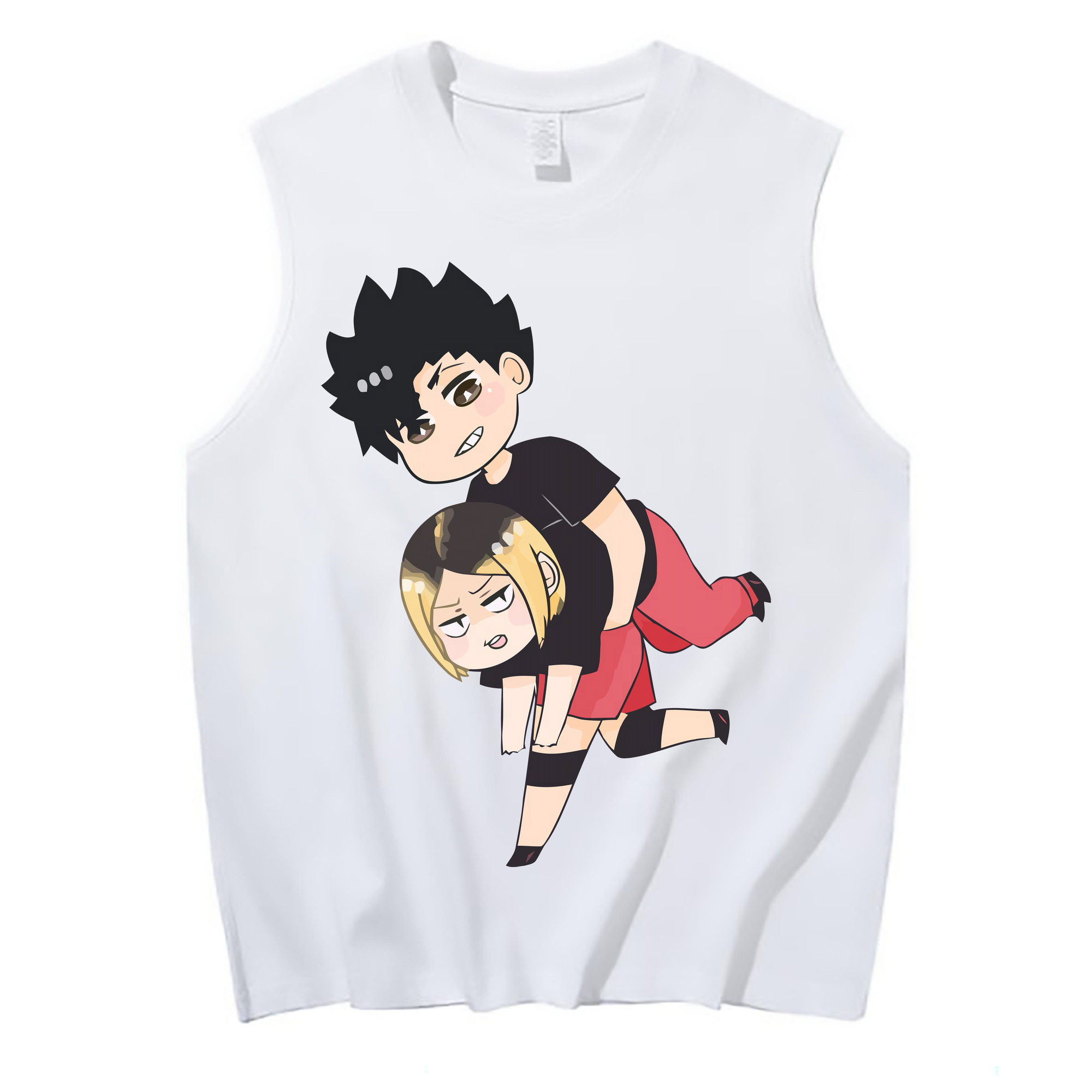（画像用） ハイキュー!! Haikyu!! コットン100％タンクトップ（フロントプリント）