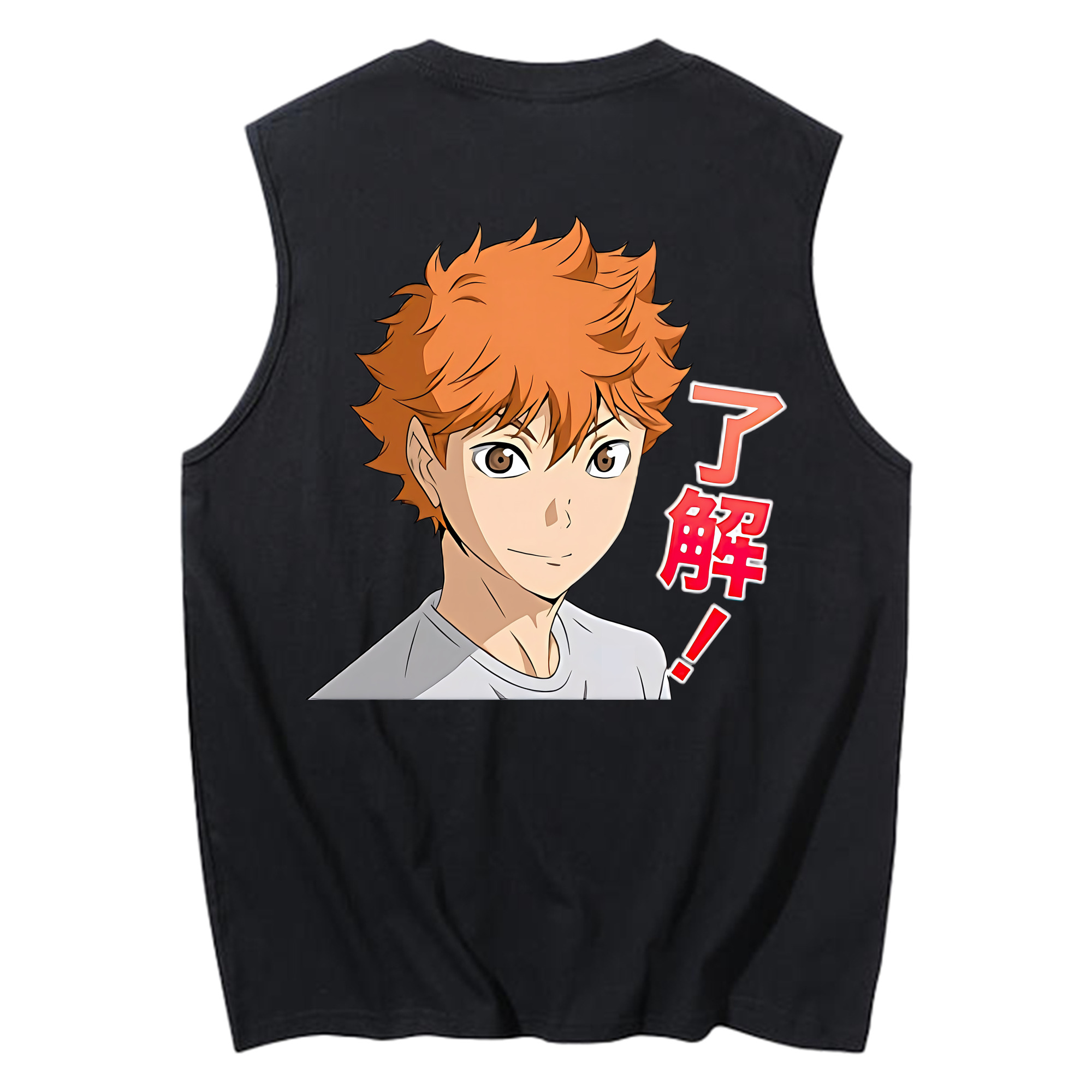 （画像用） ハイキュー!! Haikyu!! コットン100％タンクトップ（背面プリント）