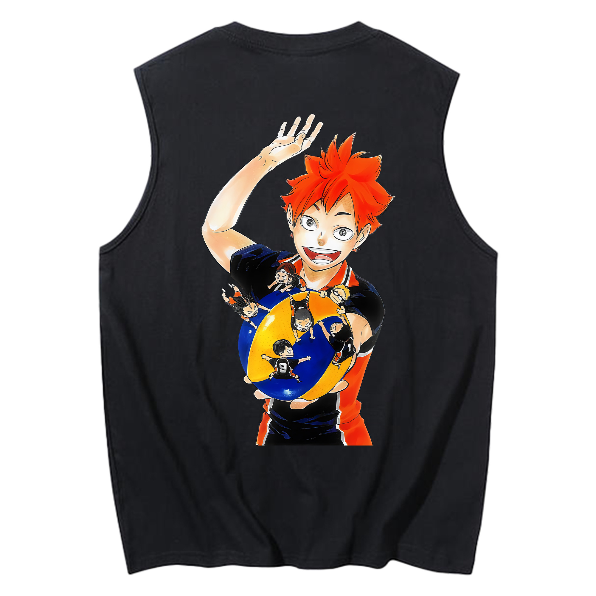 （画像用） ハイキュー!! Haikyu!! コットン100％タンクトップ（背面プリント）