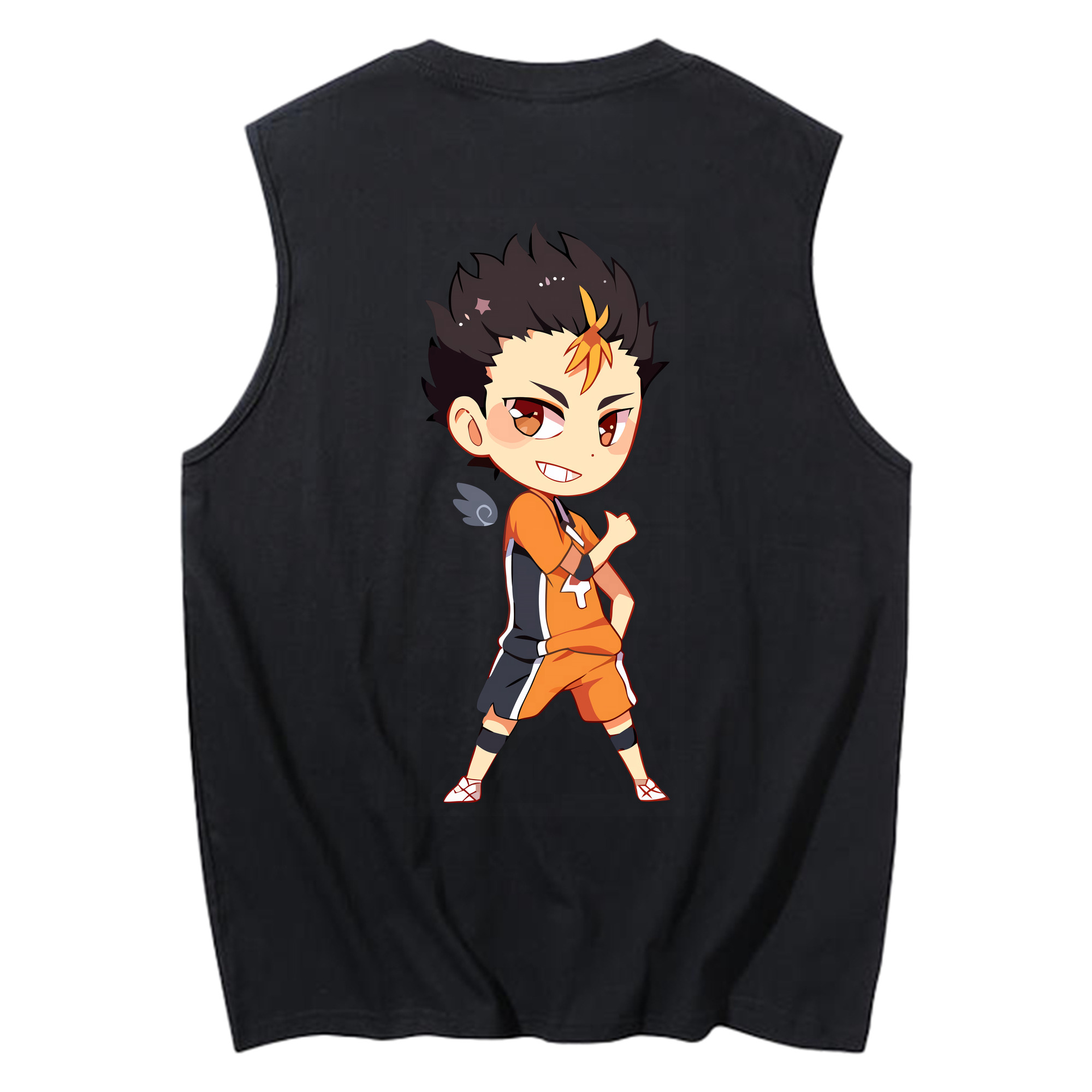 （画像用） ハイキュー!! Haikyu!! コットン100％タンクトップ（背面プリント）